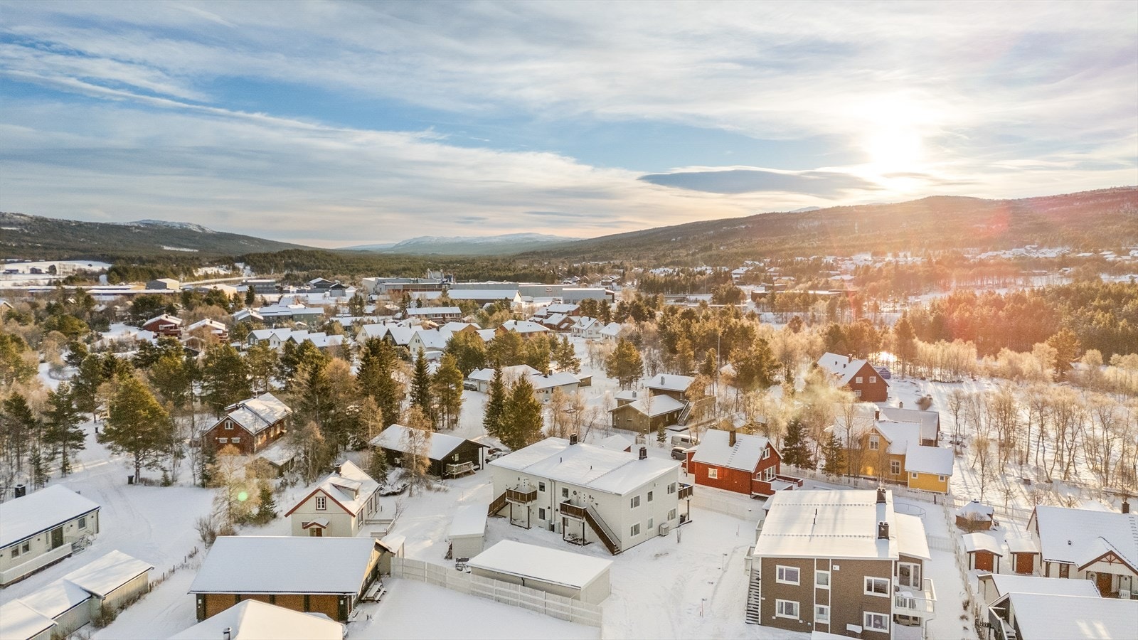 Dronefoto Galleribilde