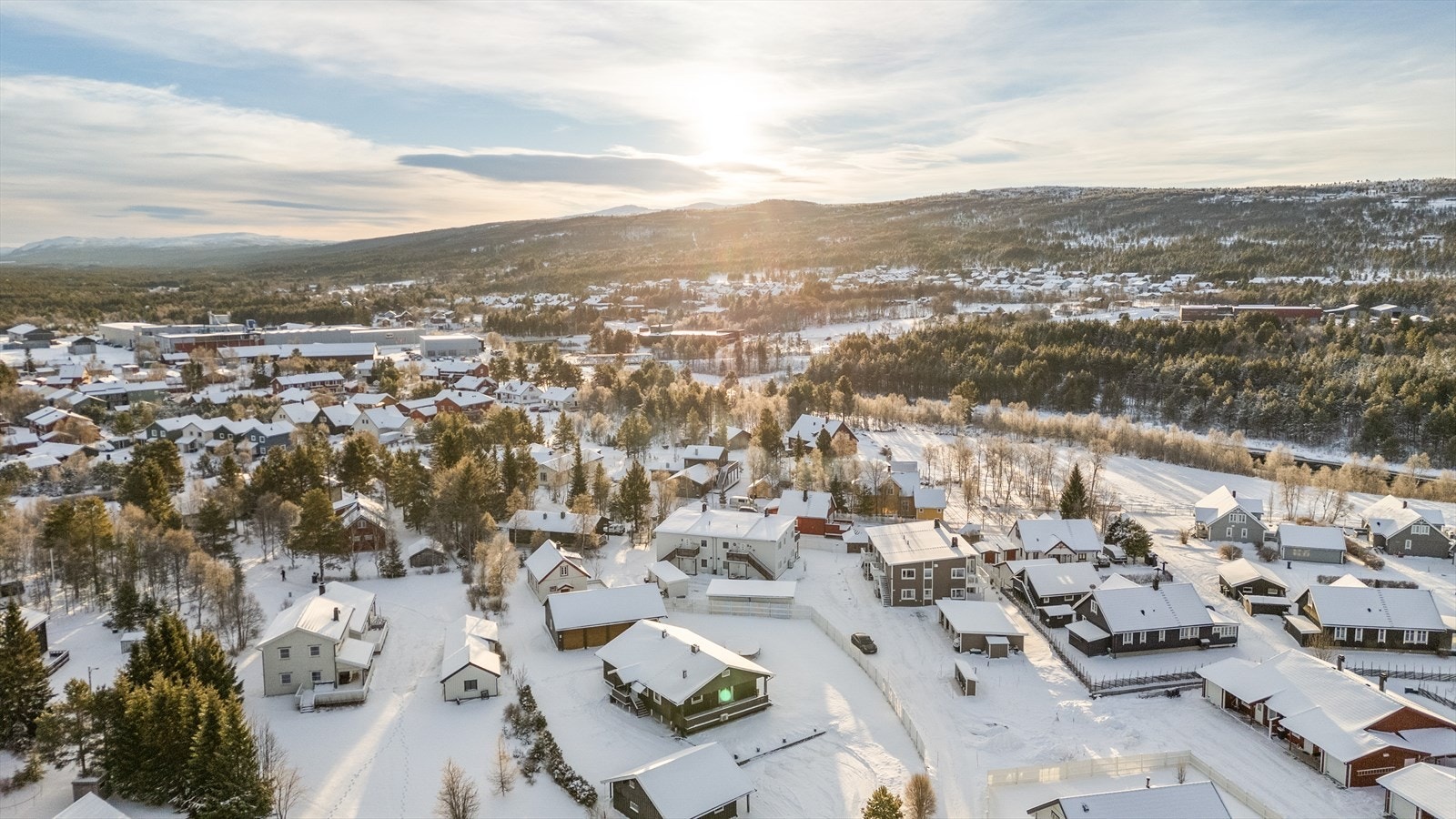 Dronefoto Galleribilde