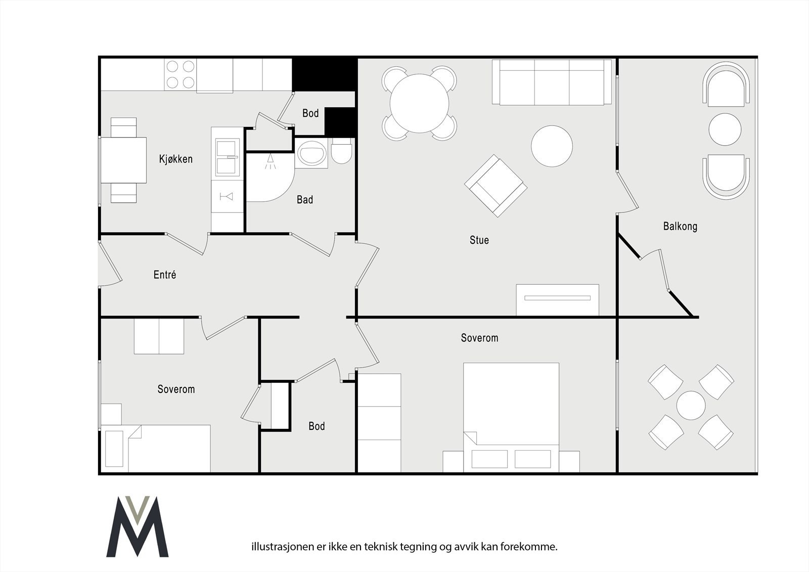 Planløsning. Galleribilde