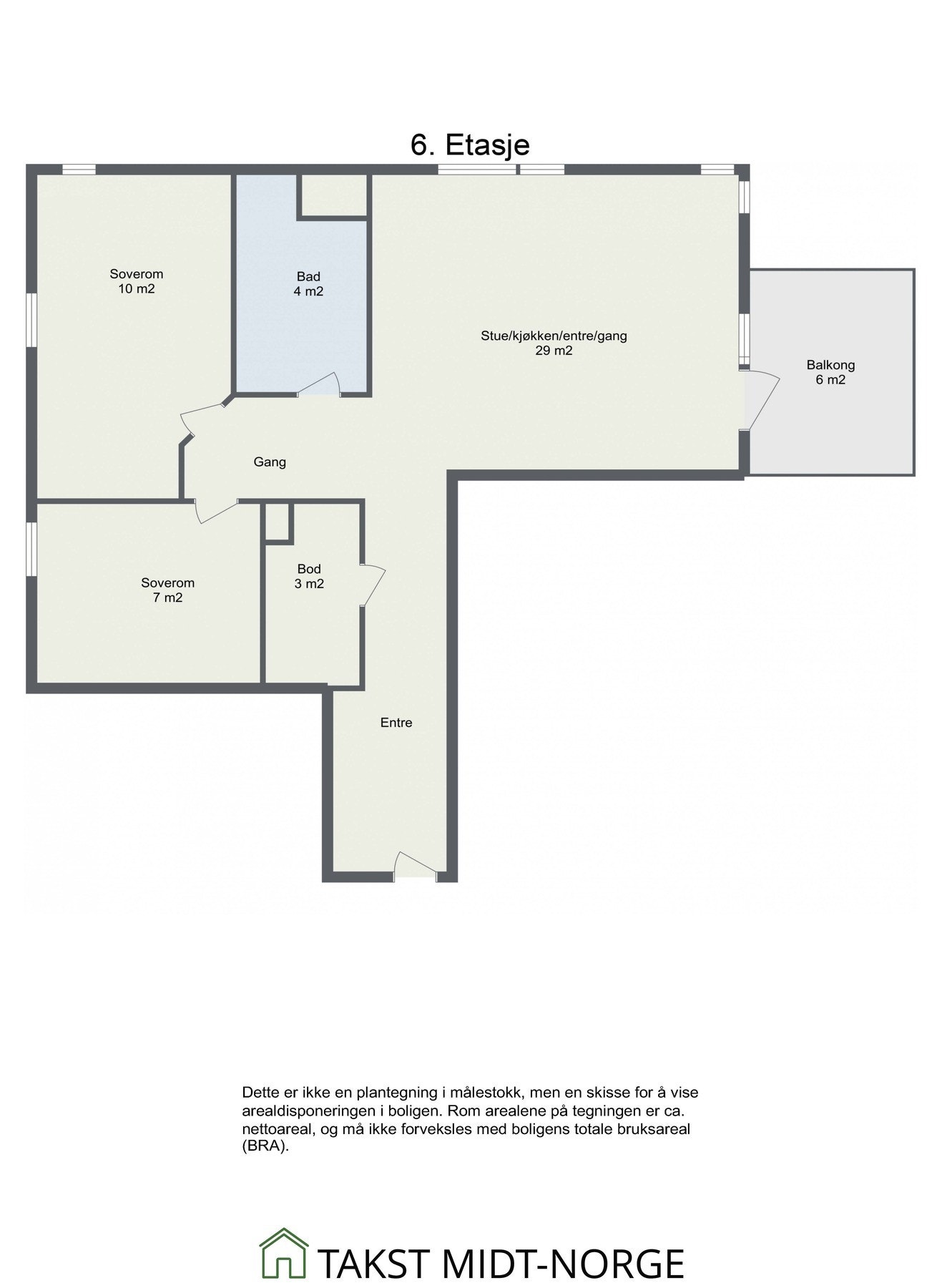 Planskisse. Galleribilde