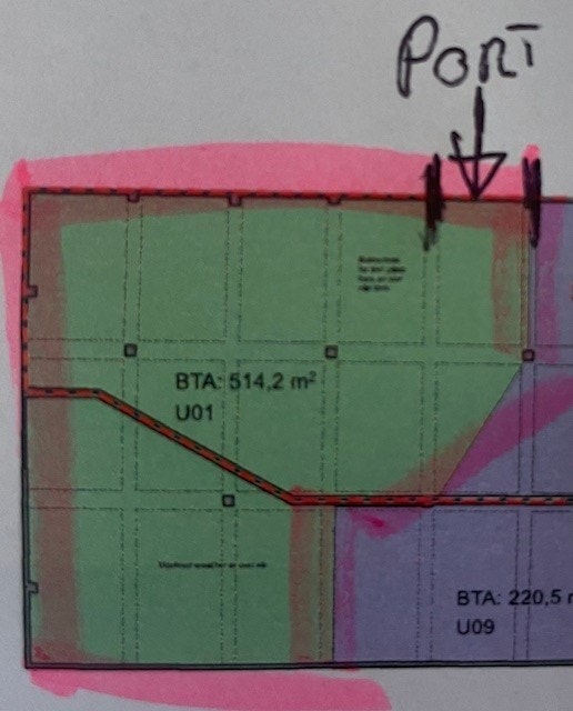 Areal 1:
514,2 m2. Egen kjøre port.
Rimelig årsleie. kr. 450 pr. m2/år + mva. Galleribilde