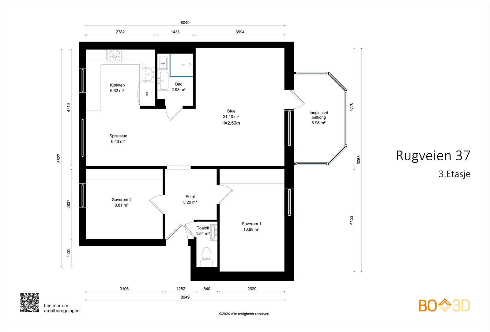 Plantegning. Galleribilde