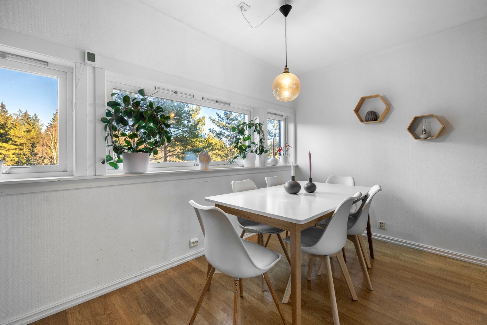 Naturlig sone for spisegruppe ved kjøkkenet. Galleribilde