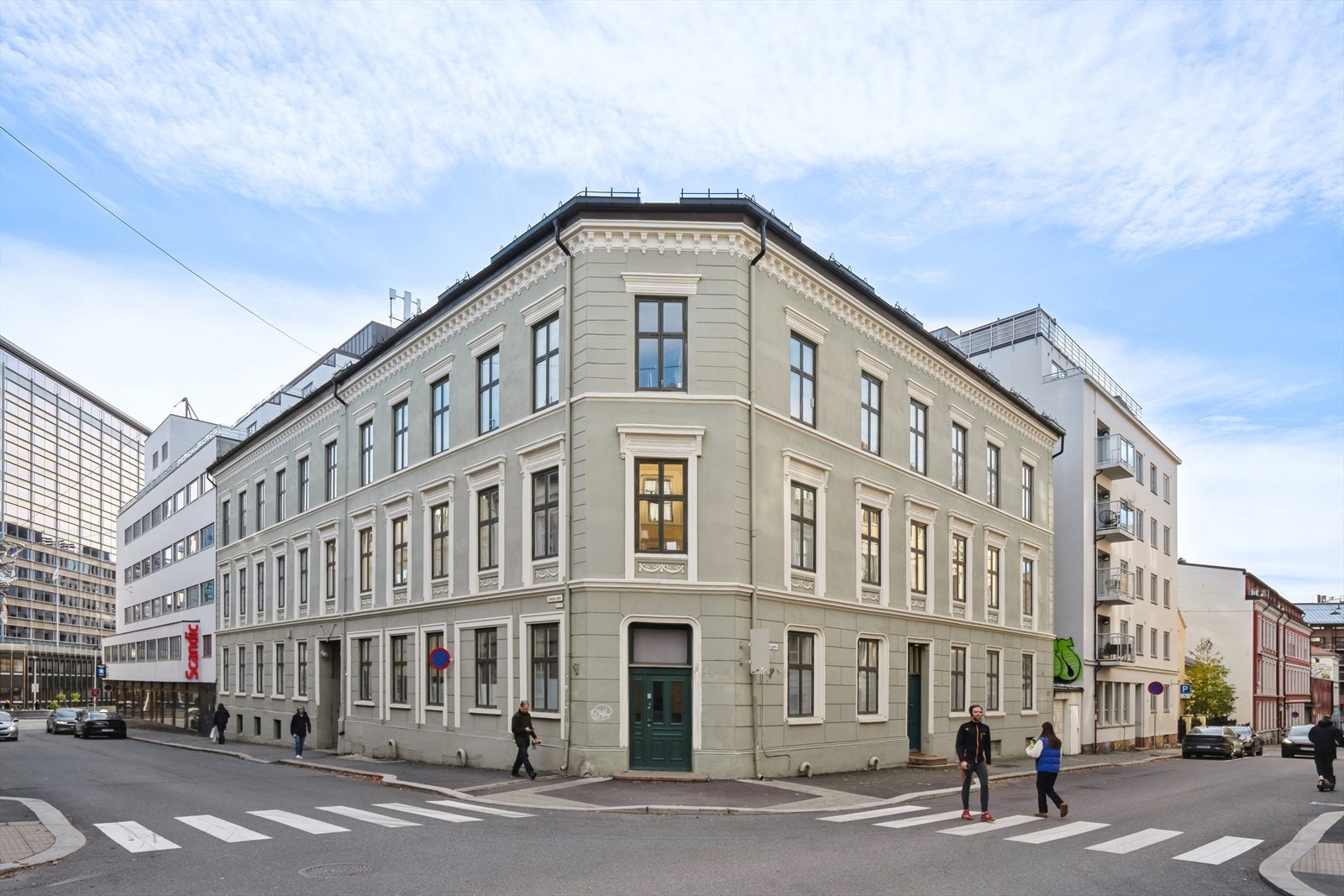 Klassisk bygård med flott fasade. Galleribilde