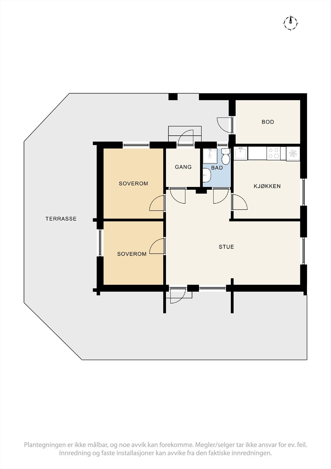 Plantegning Galleribilde