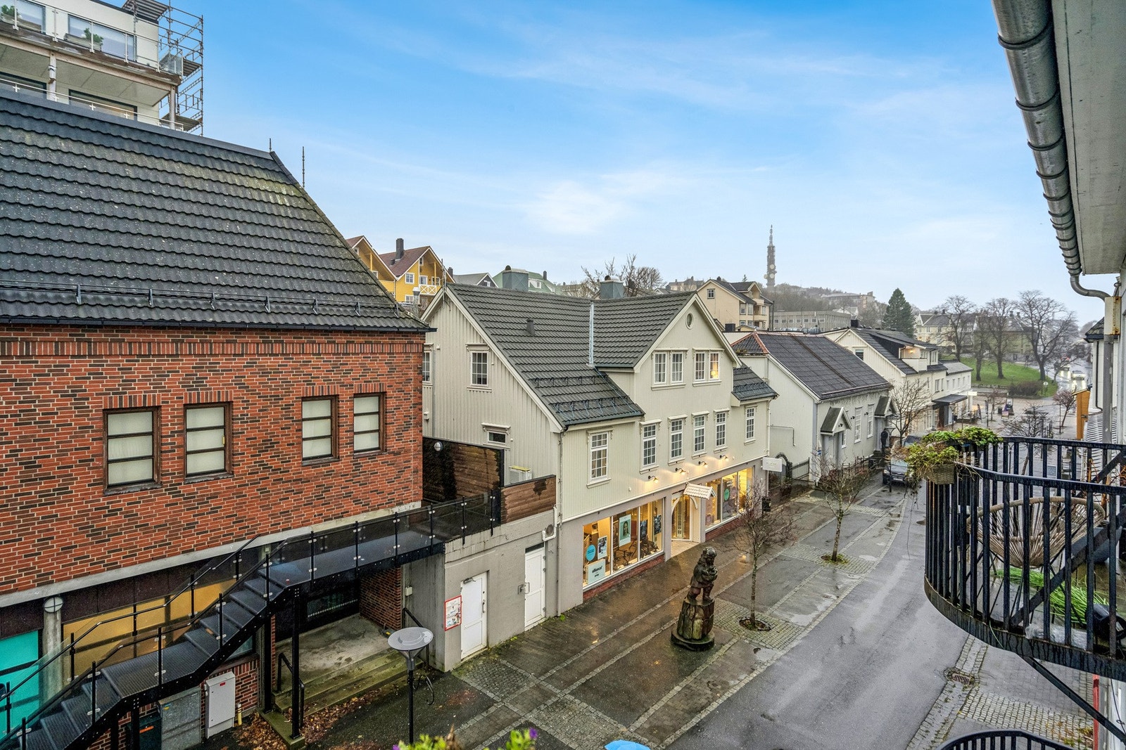 Her får man ett hjem i sentrums hjerte, med alt byen har å tilby Galleribilde