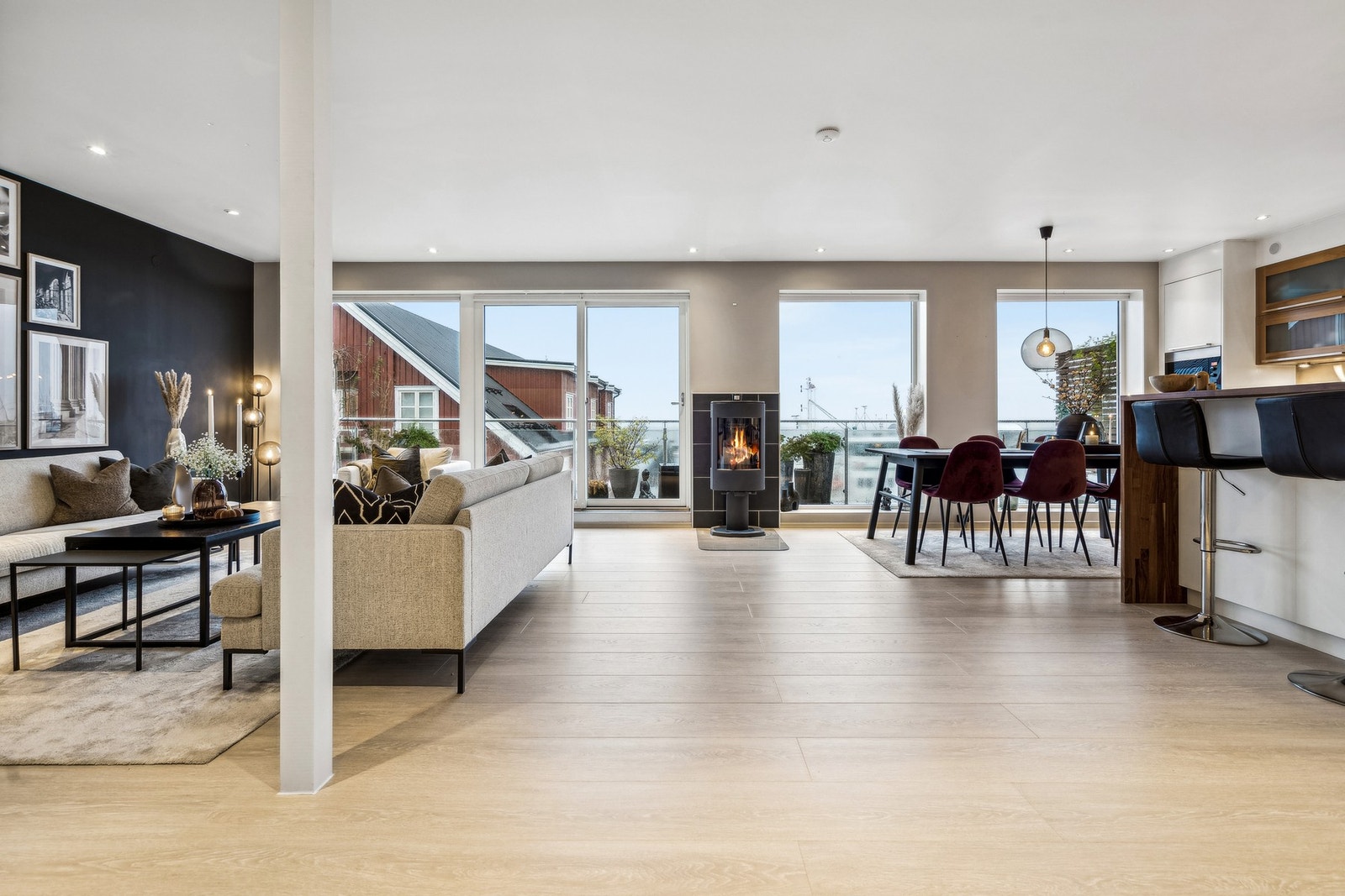 Leiligheten er godt vedlikeholdt, og ble modernisert i 2010 Galleribilde