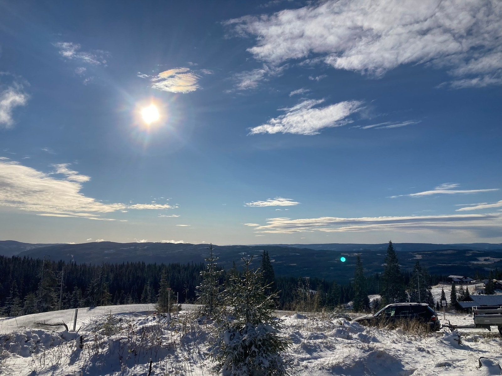 Utsikt fra tomta mot sør Galleribilde