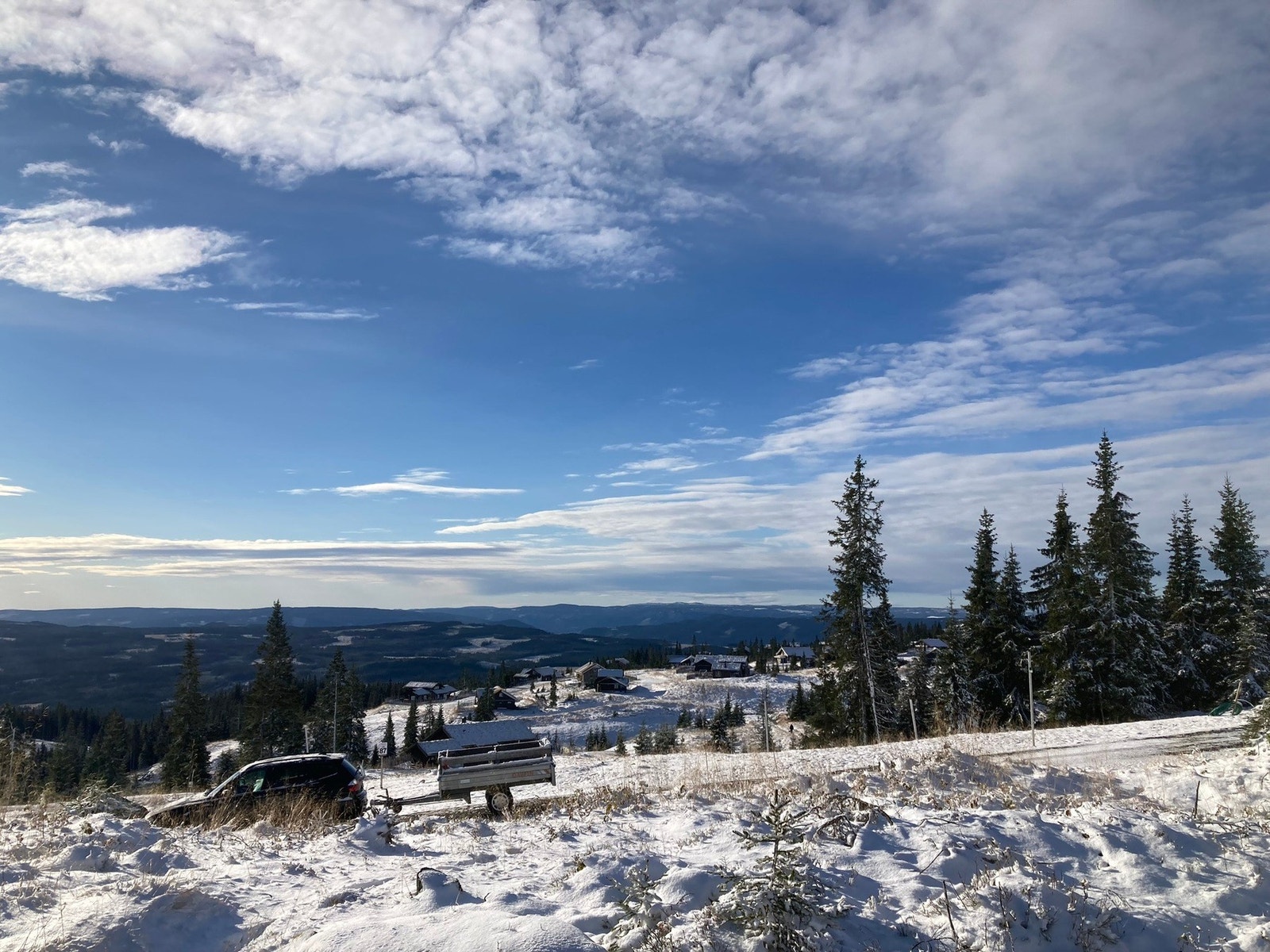 Utsikt fra tomta mot sørvest Galleribilde
