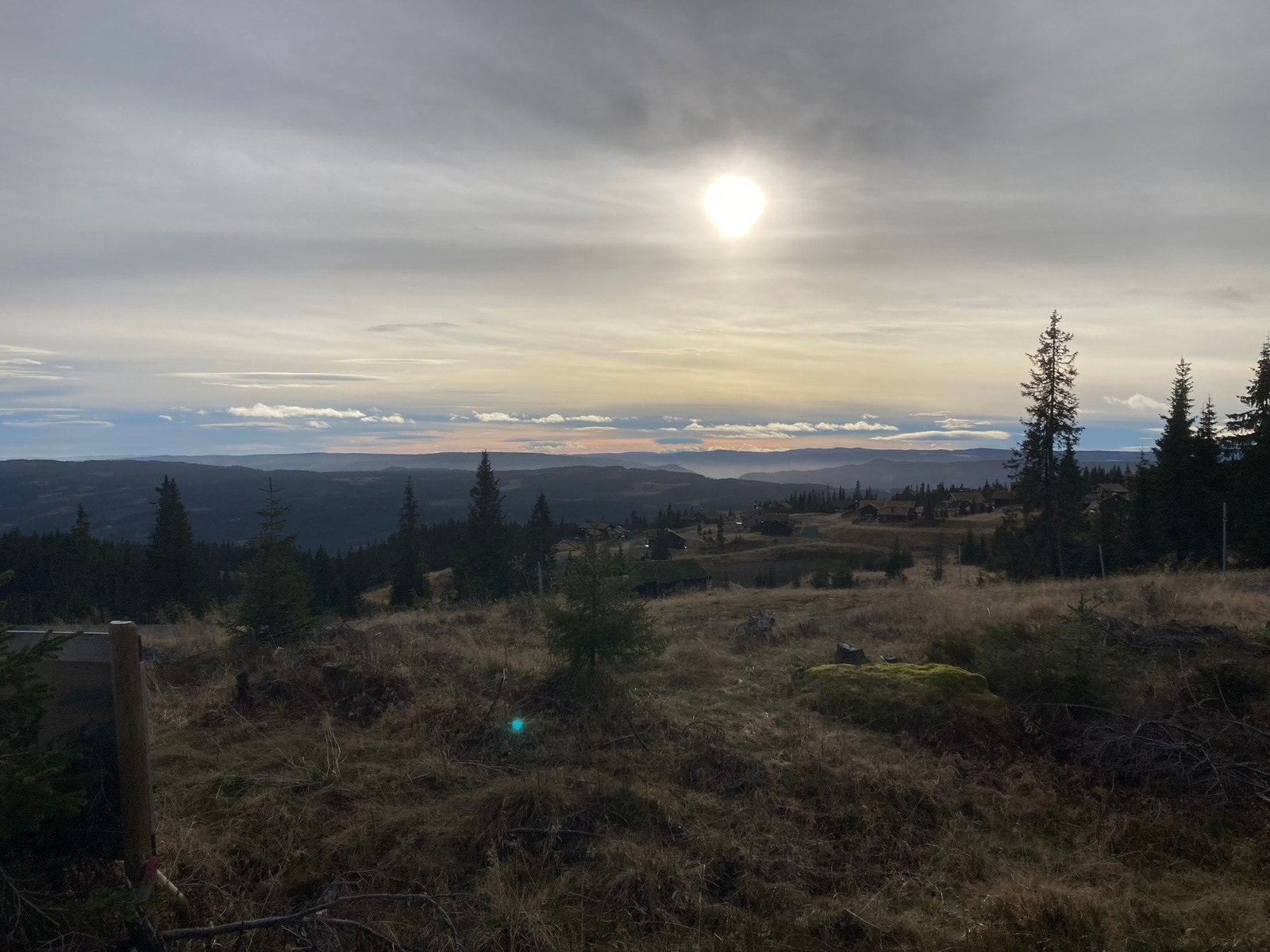 Foto fra tomt mot sør Galleribilde