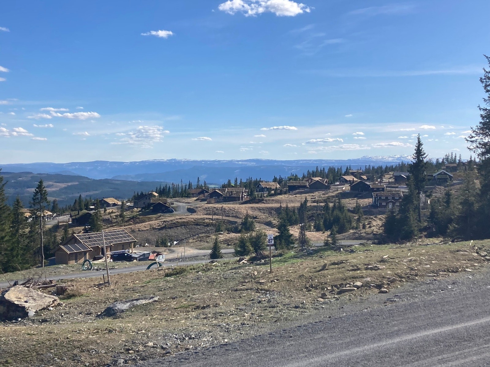 Foto fra tomt mot sør Galleribilde