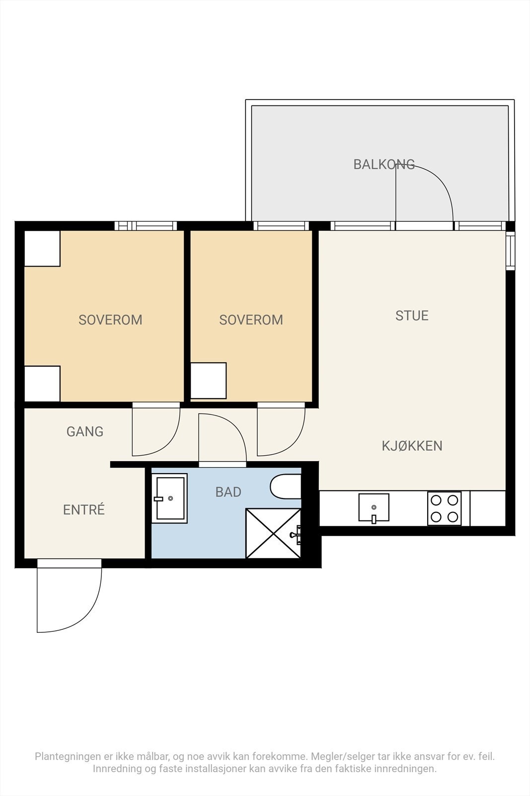 Plantegning 7. etasje Galleribilde