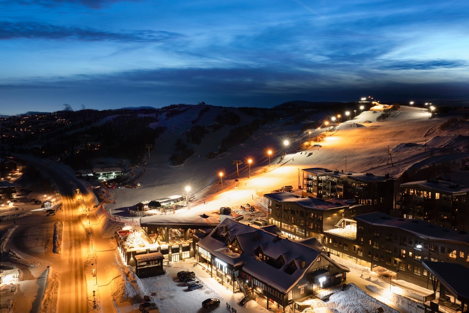 Gangavstand til skiheis og løypenett. Galleribilde