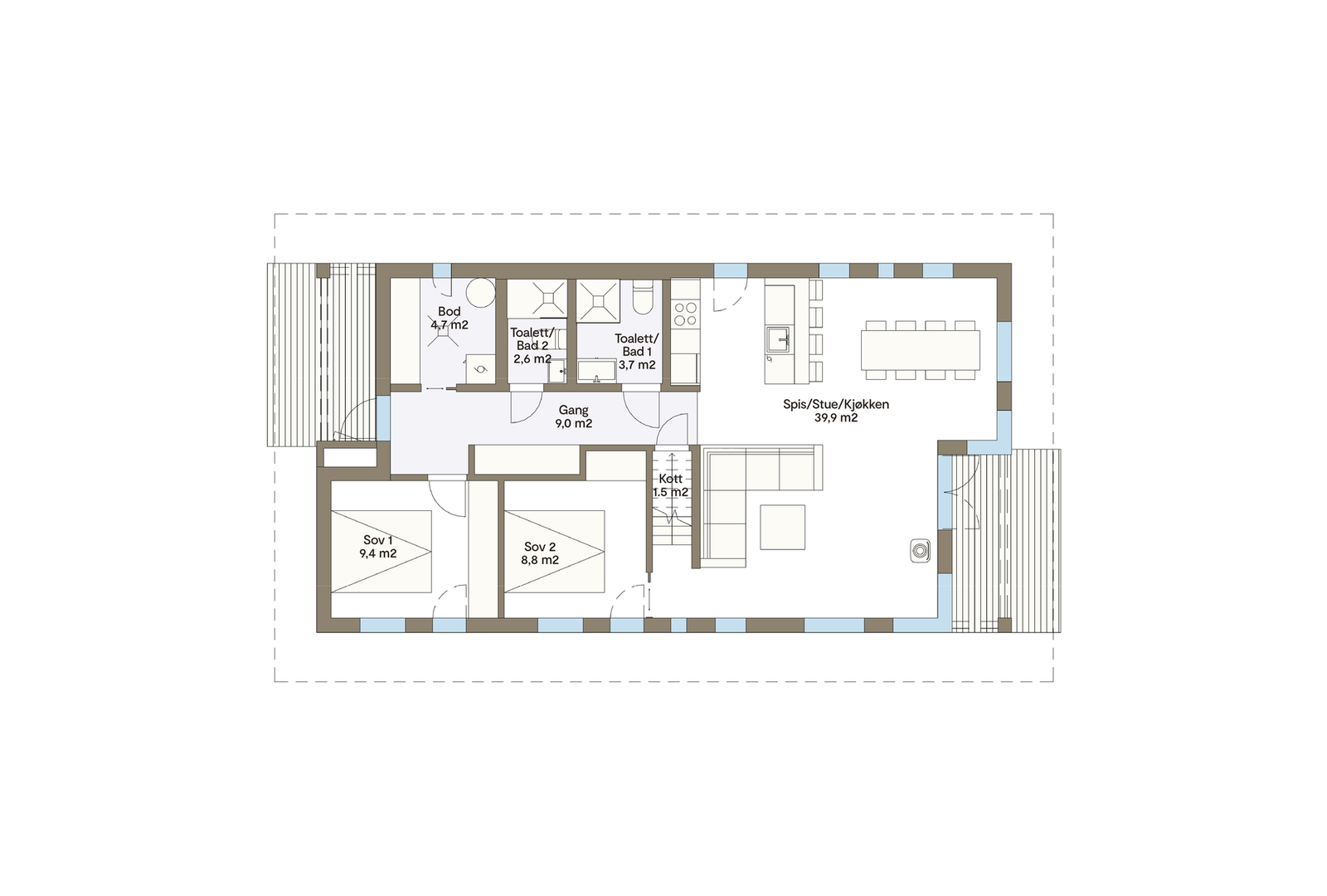 Plantegning hovedplan
Vy 23CTHS Galleribilde