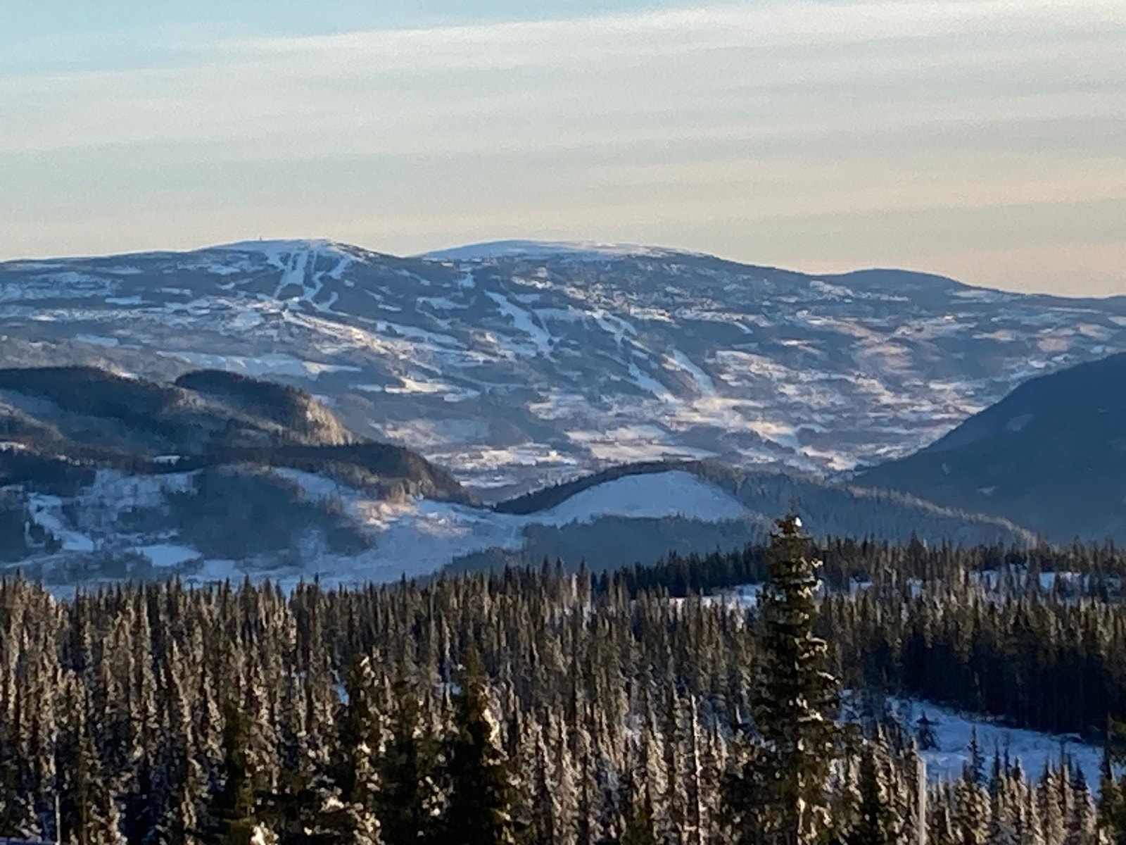 Utsikten fra tomta til Hafjell er upåklagelig! Galleribilde