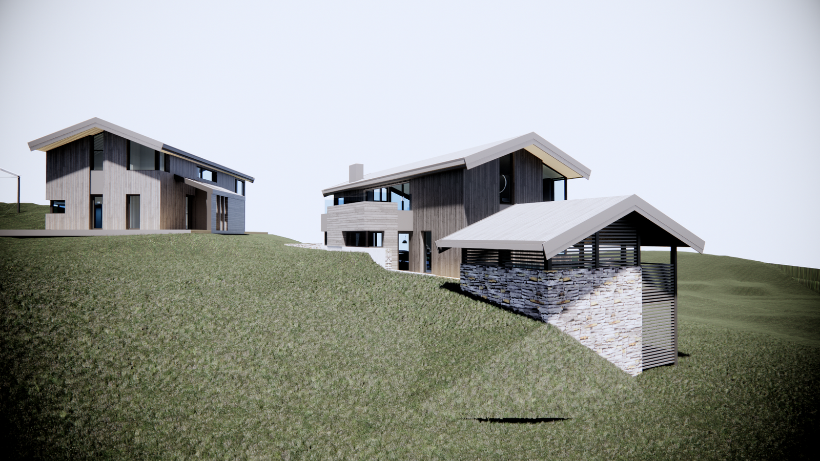 Illustrasjon. Eiendommen er regulert til fritidsbolig i område F-10. Galleribilde