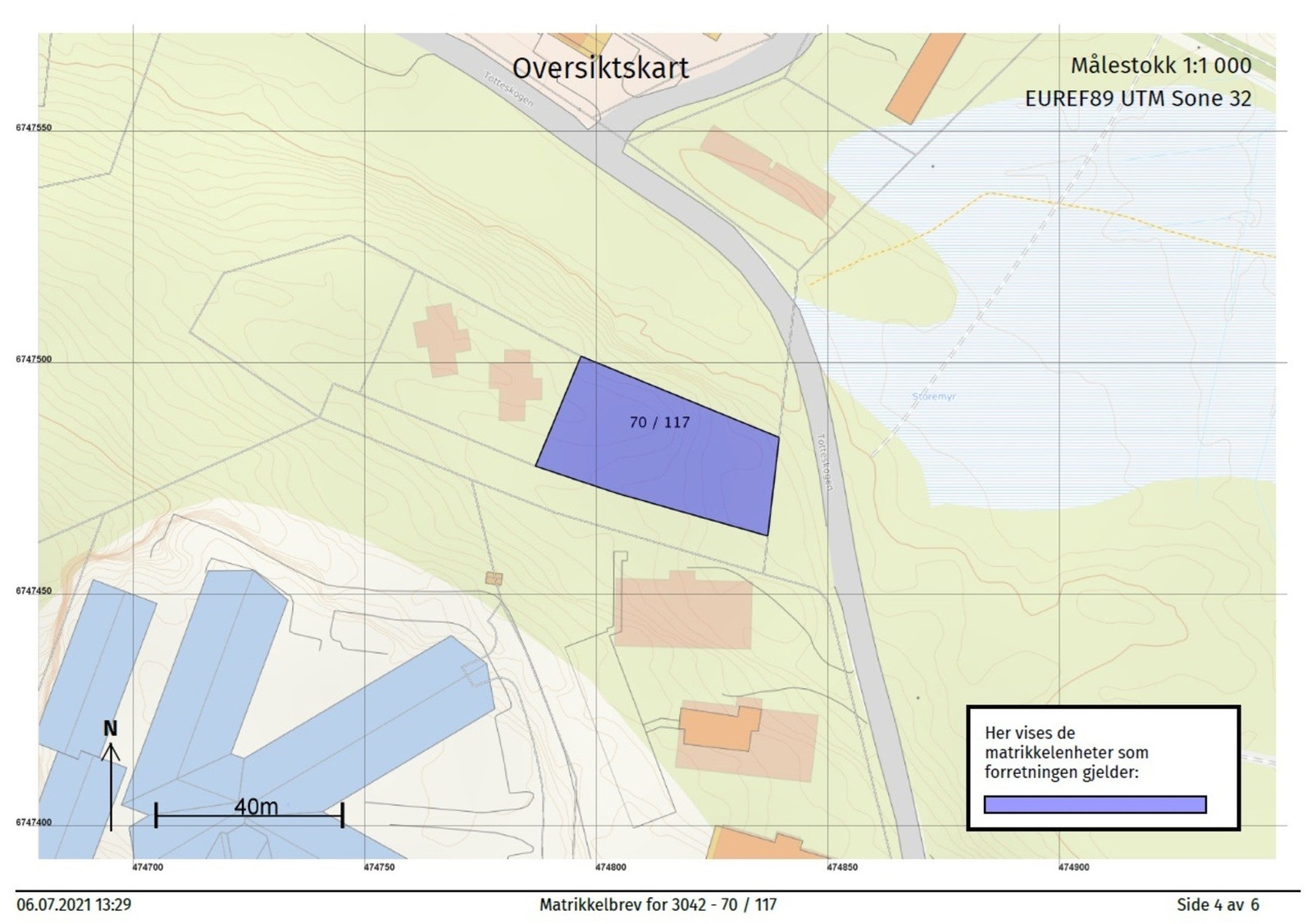 Tomten er på 1157,2 kvm. Galleribilde