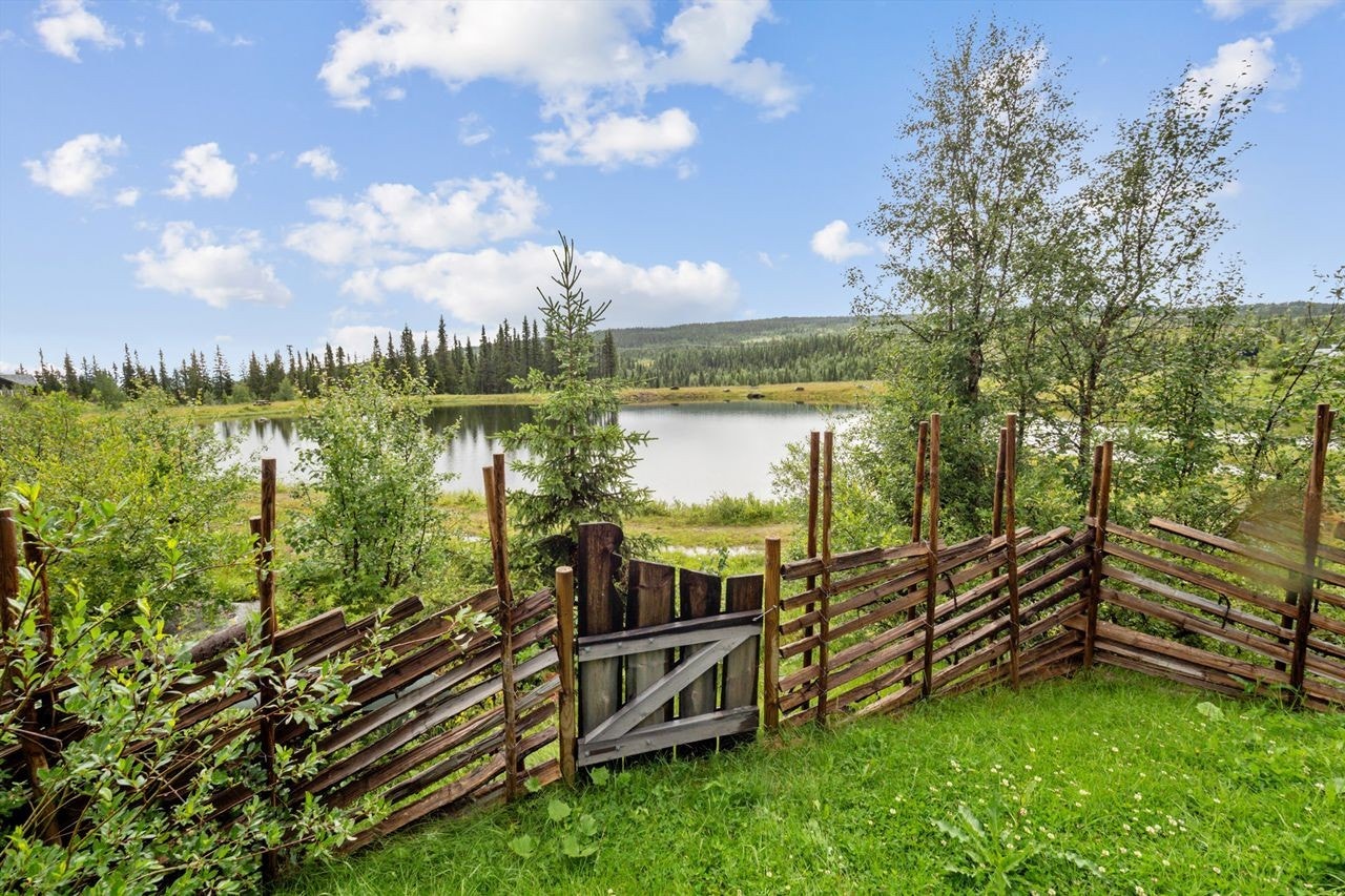 En liten port gir adkomst til friområdet. Galleribilde