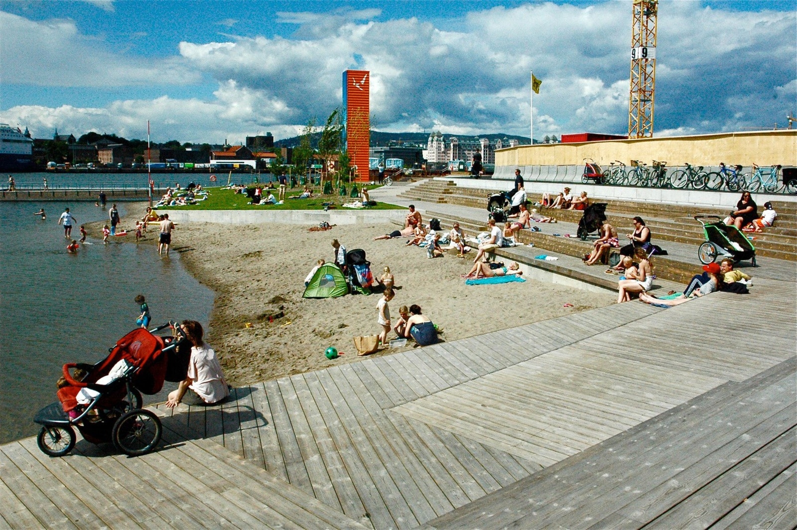 Deilige Sørengasjøbad kun 6min fra leiligheten på sykkel. Galleribilde
