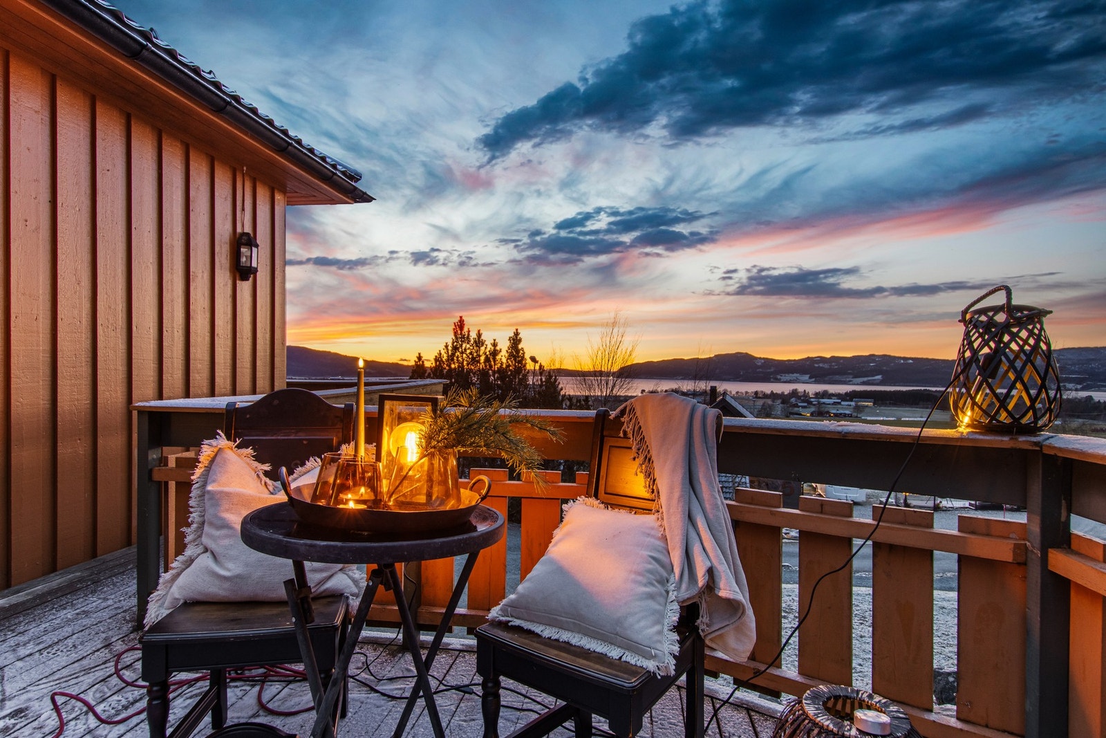 Detaljbilde fra terrasse. Galleribilde