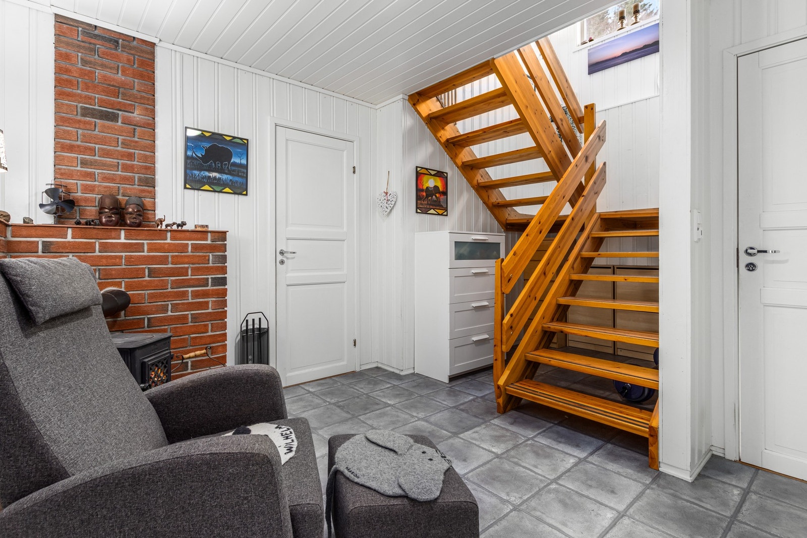 Hall/Trappeoppgang. Galleribilde