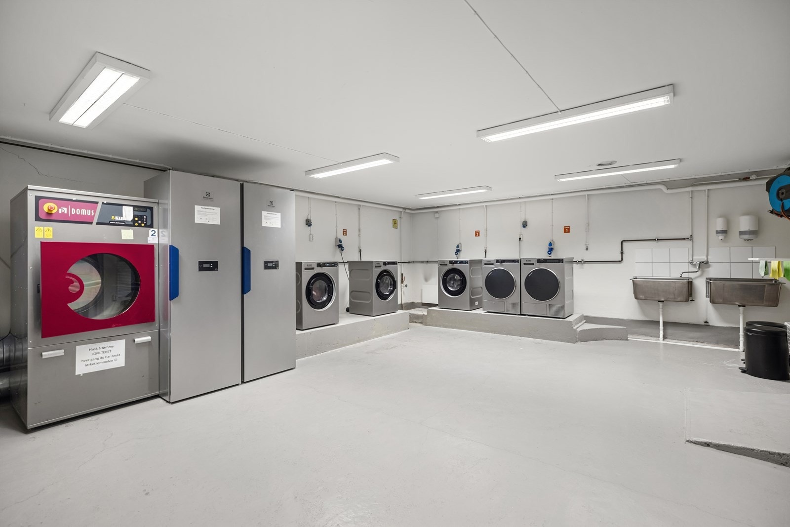 Vaskerom for beboere. Galleribilde