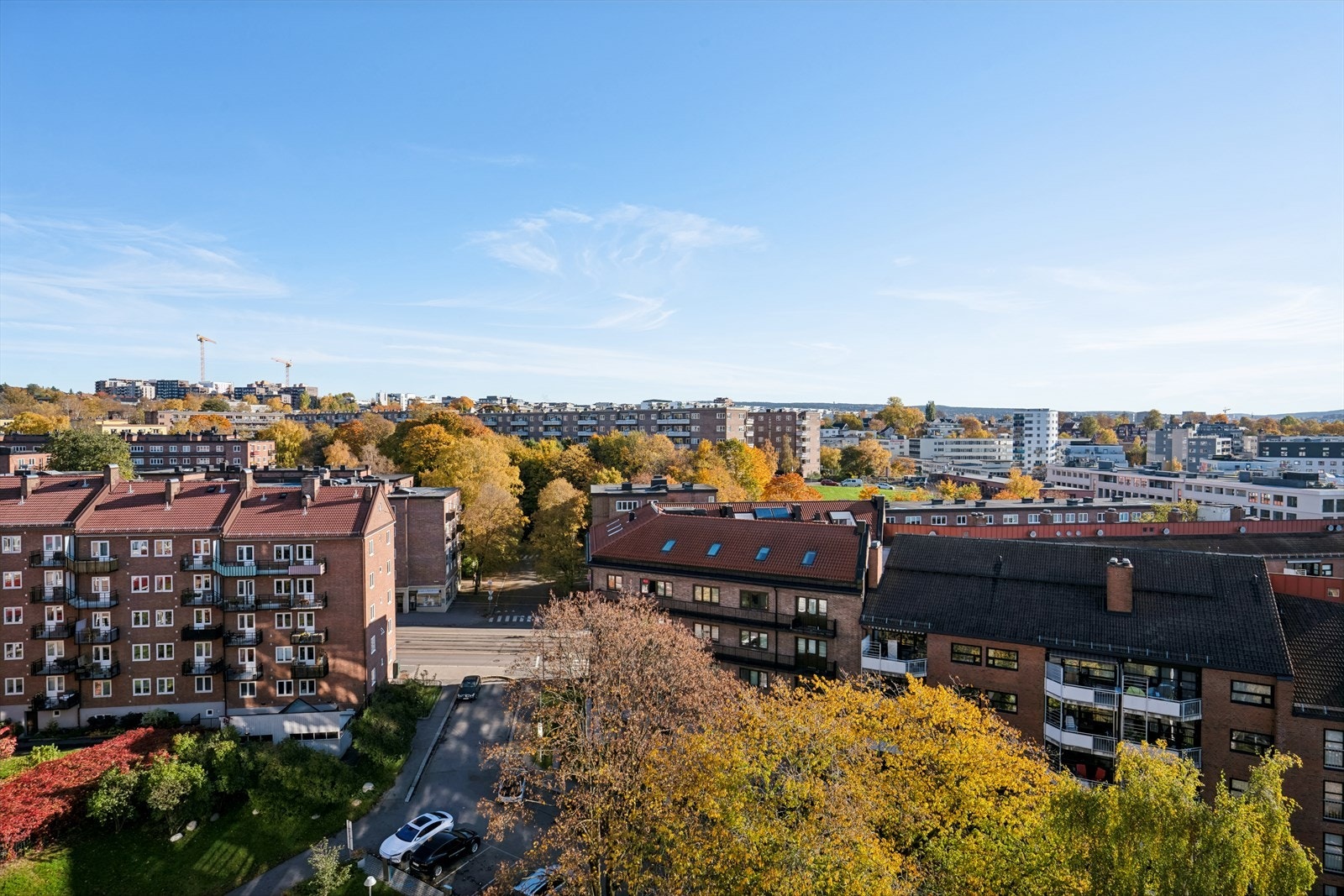 Flott utsikt fra balkongen. Galleribilde