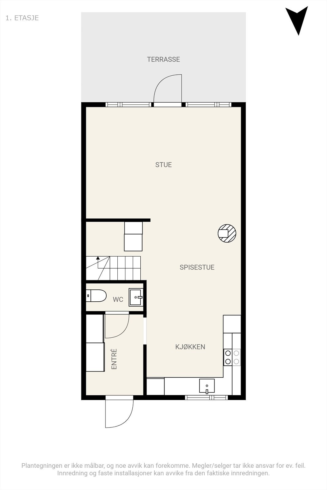 Plantegninger - 1.etasje Galleribilde