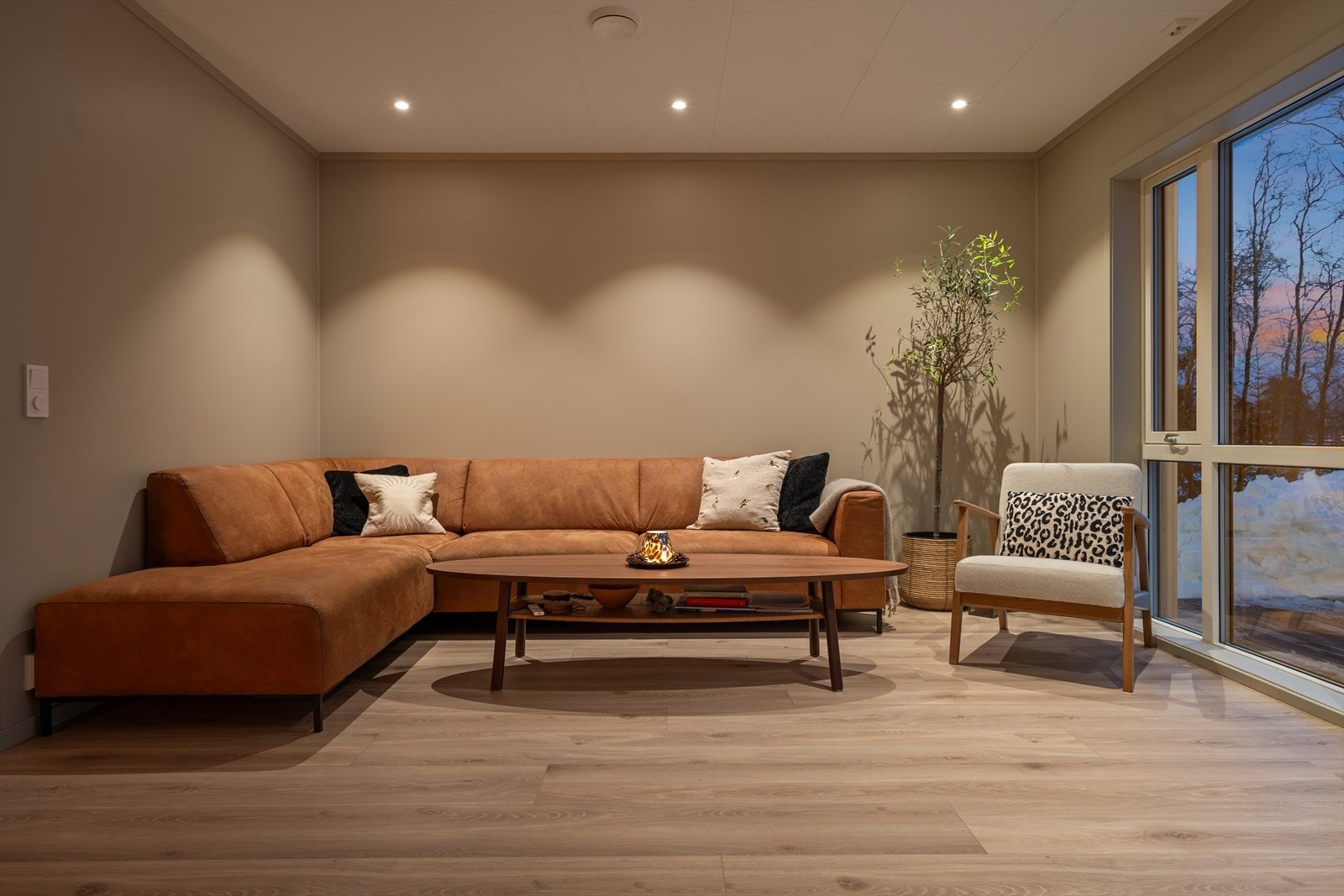 Eiendommen er har gjort vesentlige tilvalg- og påkostninger ved oppføring. Galleribilde