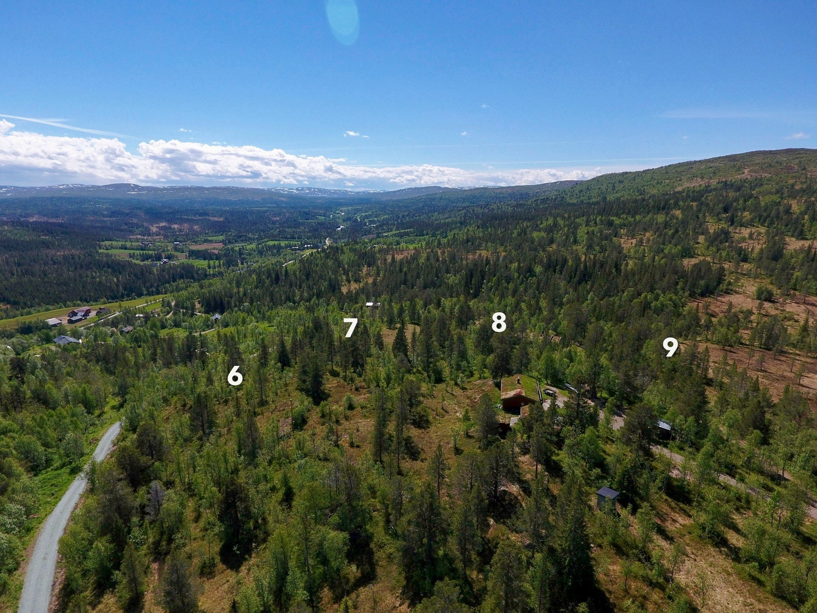 Enlihaugen ligger med utsikt til Forollhogna nasjonalpark Galleribilde