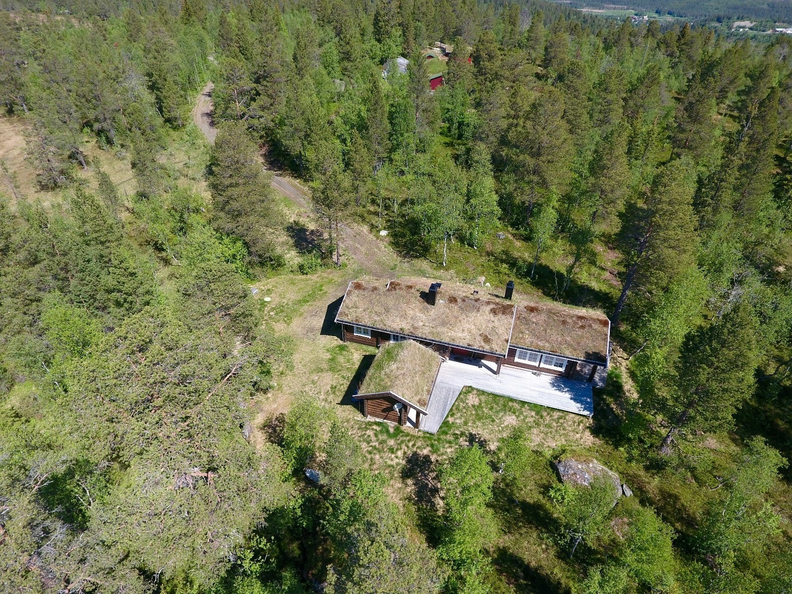 Reguleringsplanen gir muligheten for å bebygge inntil 200 kvm. (BYA) på hver tomt Galleribilde