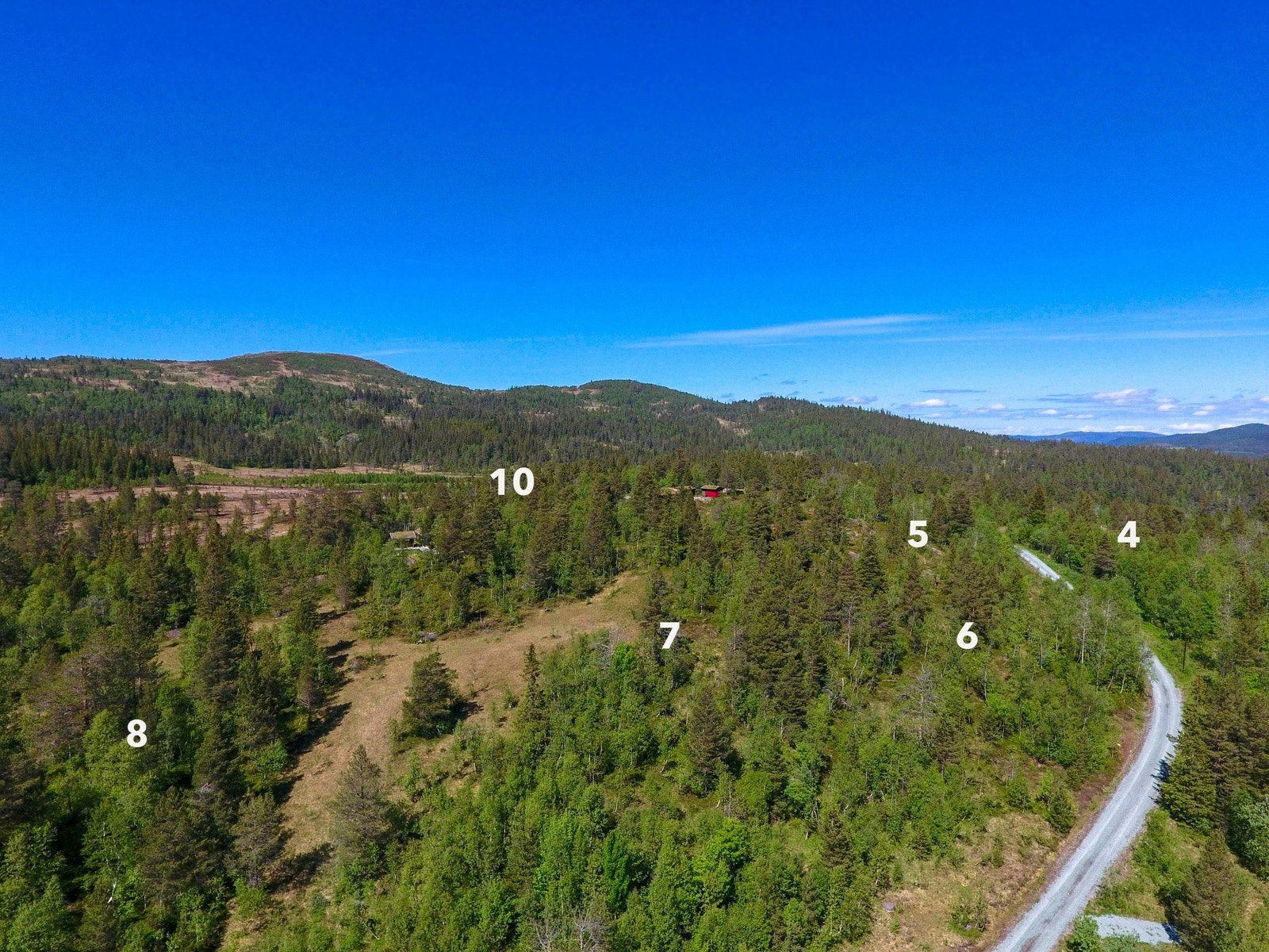 Fortsatt mot nord og hytteområdet Galleribilde