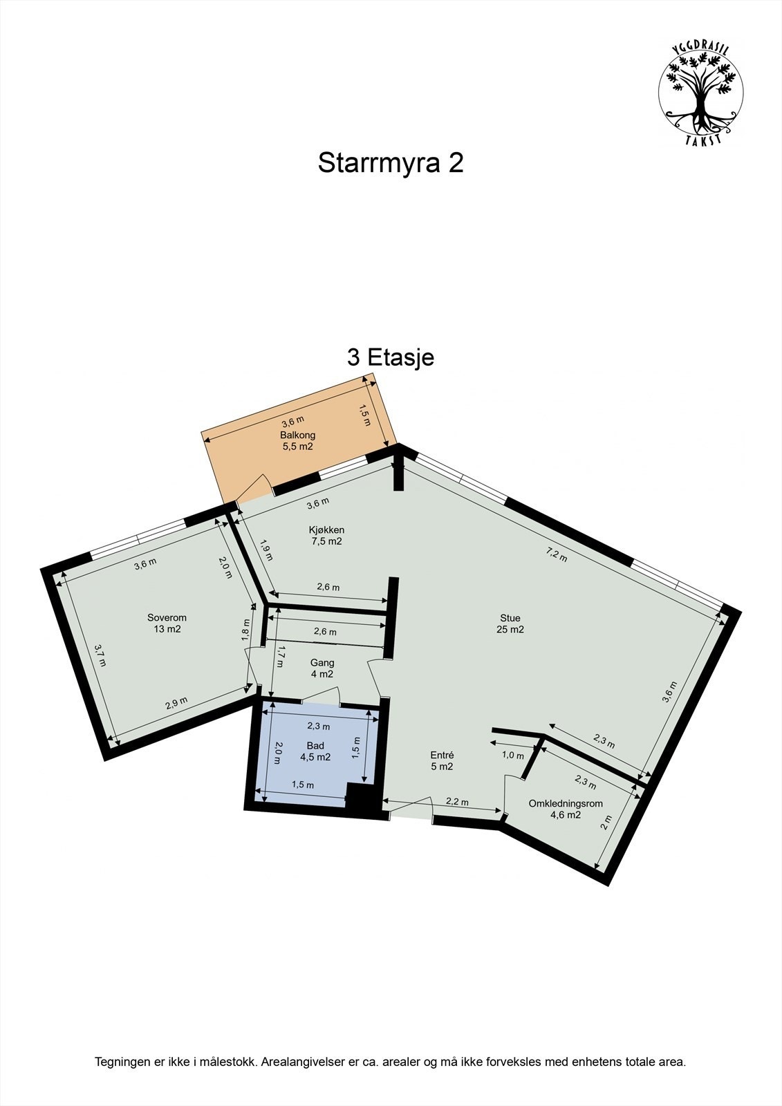 Leiligheten disponerer i tillegg to kjellerboder på til sammen 9 m². Velkommen til en hyggelig visningsopplevelse! Galleribilde