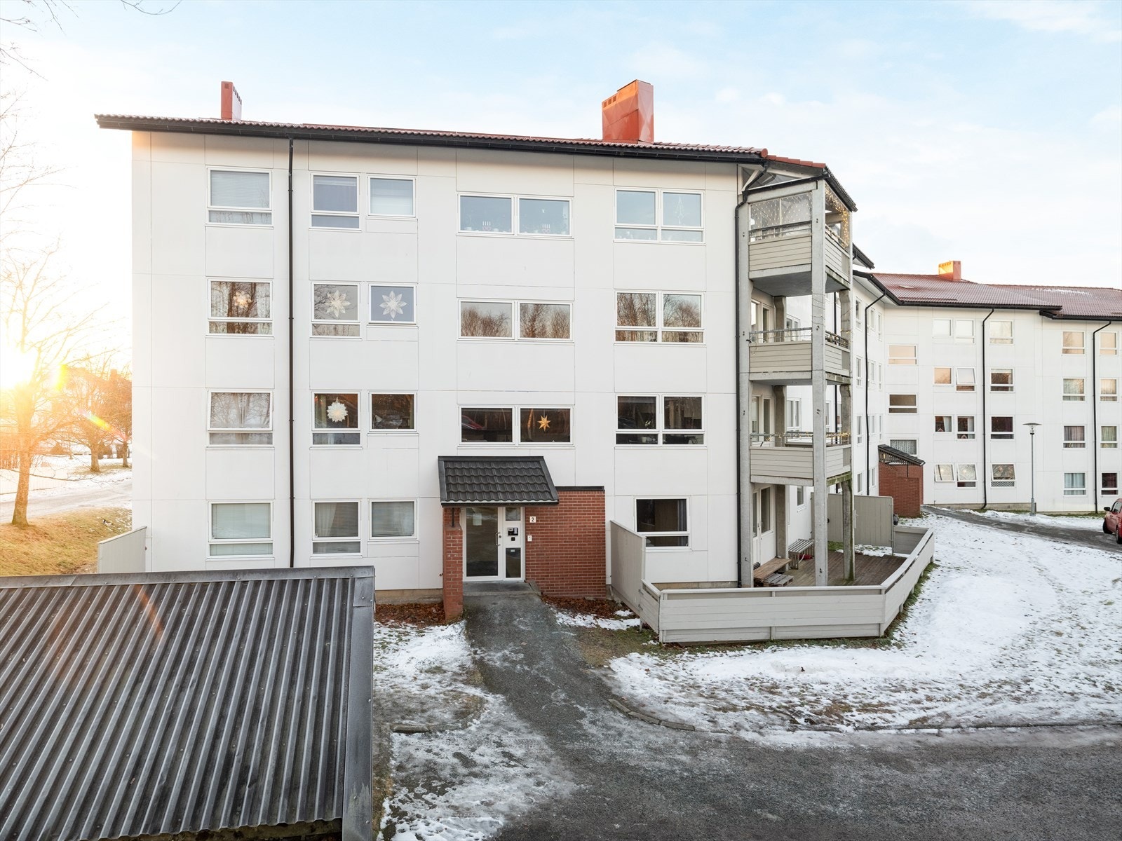 Borettslaget ligger sentralt til på Tiller med behagelig avstand til det aller meste man skulle ha behov for i hverdagen. Galleribilde