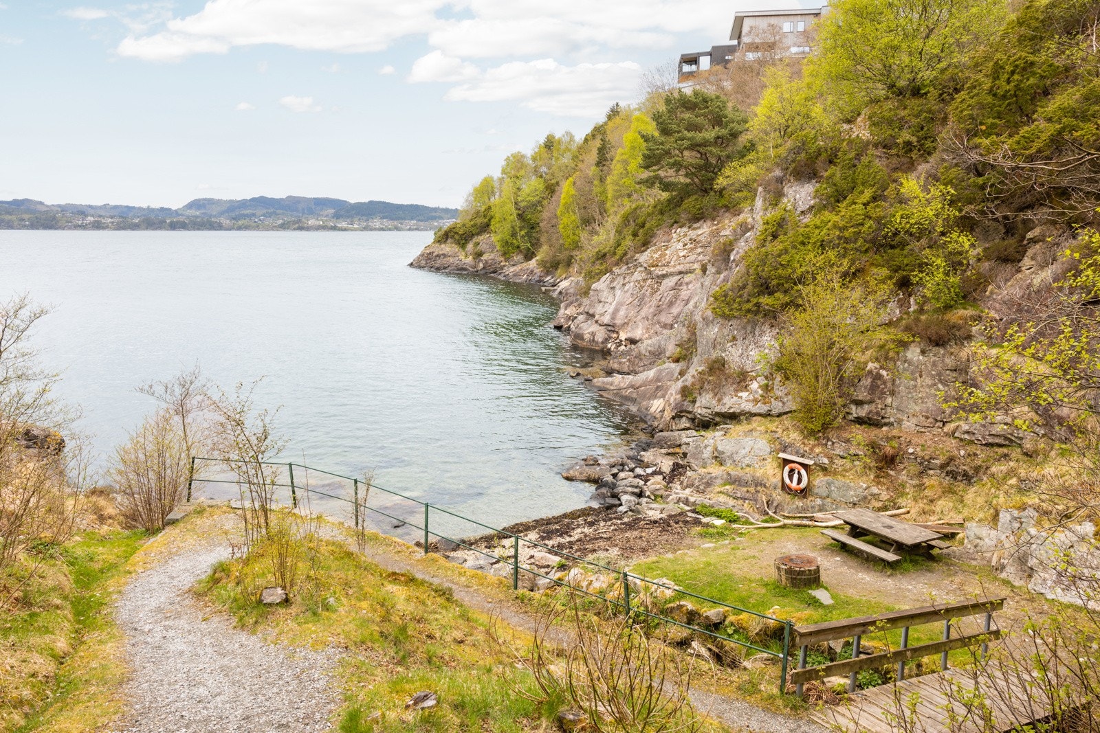 Toppesanden badeplass finner man også ikke så langt fra leiligheten. Galleribilde