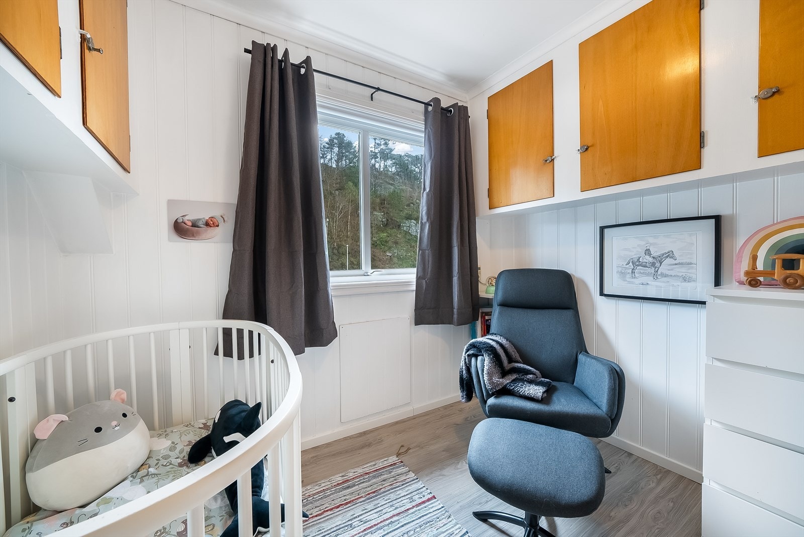 Tidligere kjøkken i 2. etasje har blitt benyttet som soverom. Galleribilde