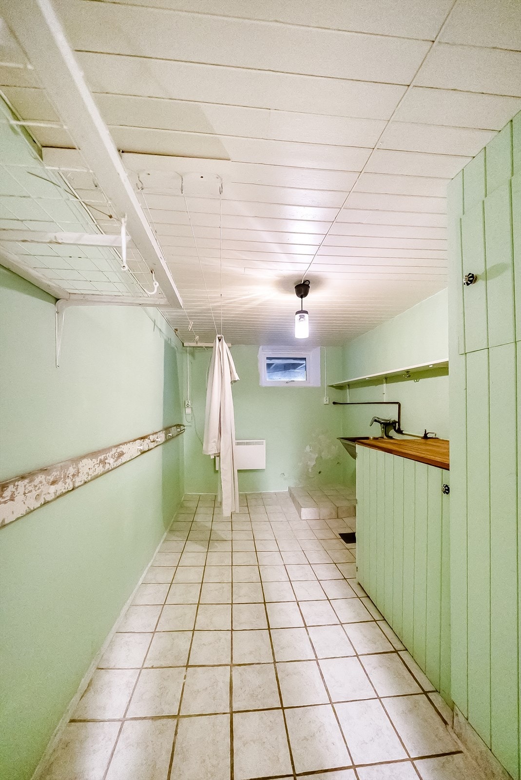 Tidligere vaskerom i underetasjen Galleribilde