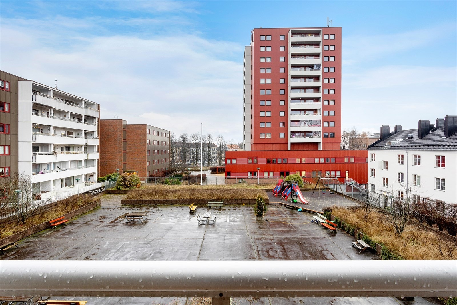 Utsikt fra veranda som er på 7 kvm Galleribilde