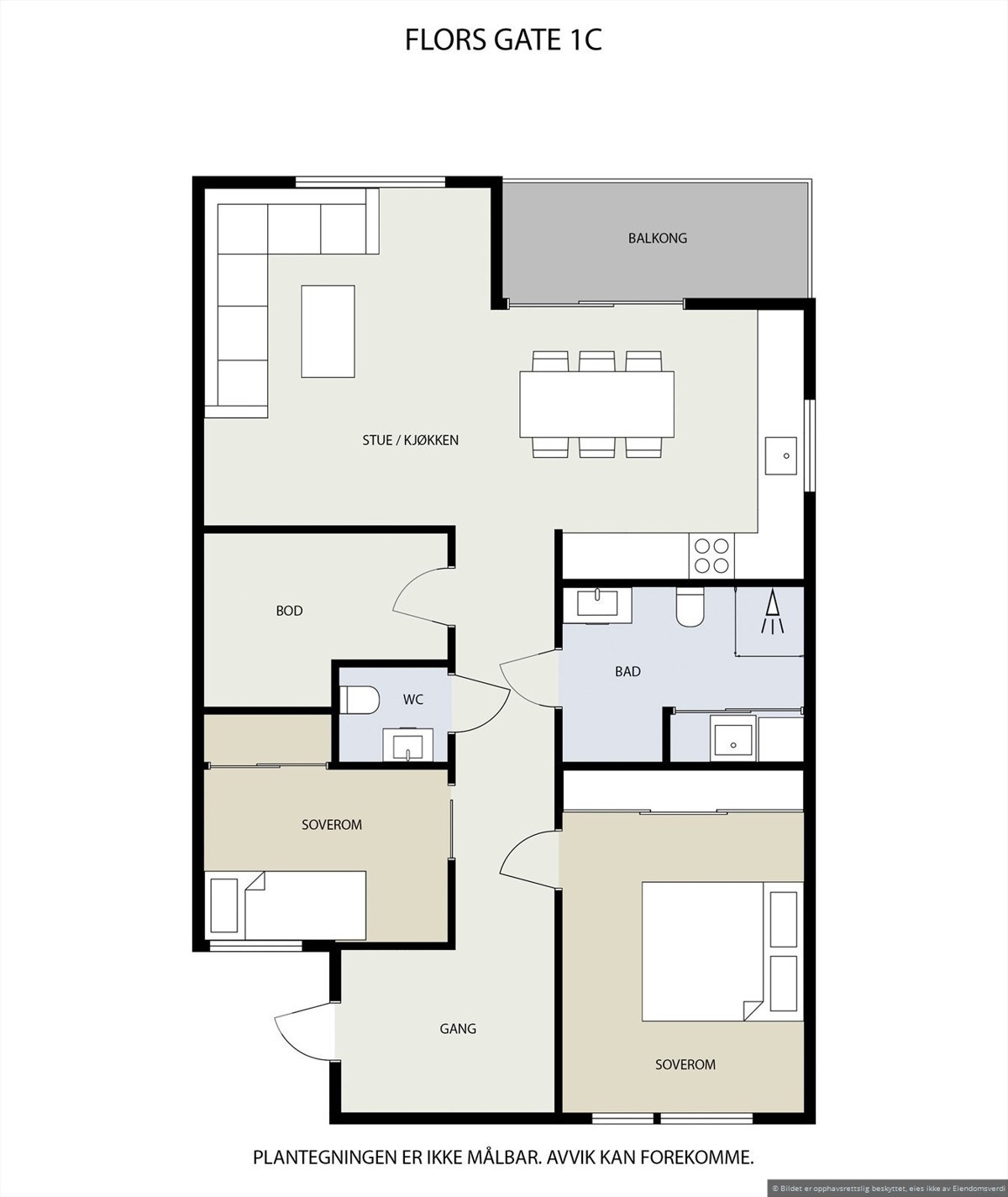 Plantegning Galleribilde