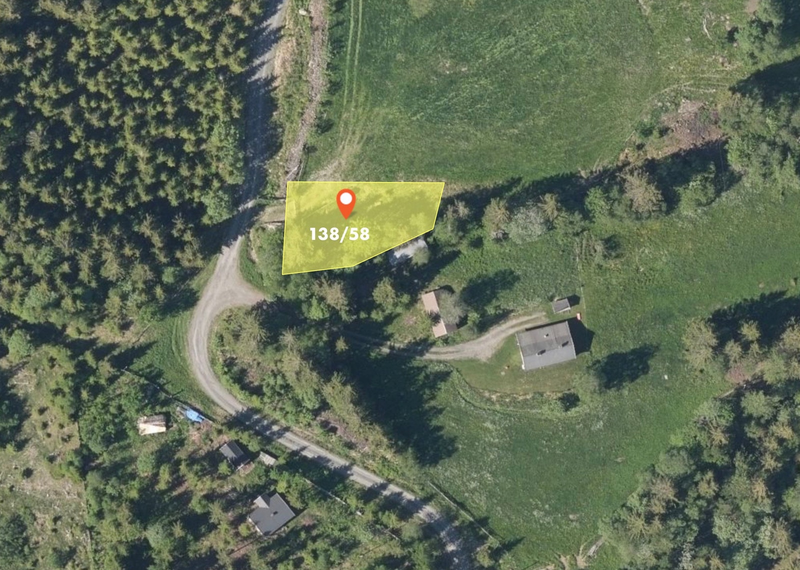 Tomta måler 491 kvm Galleribilde