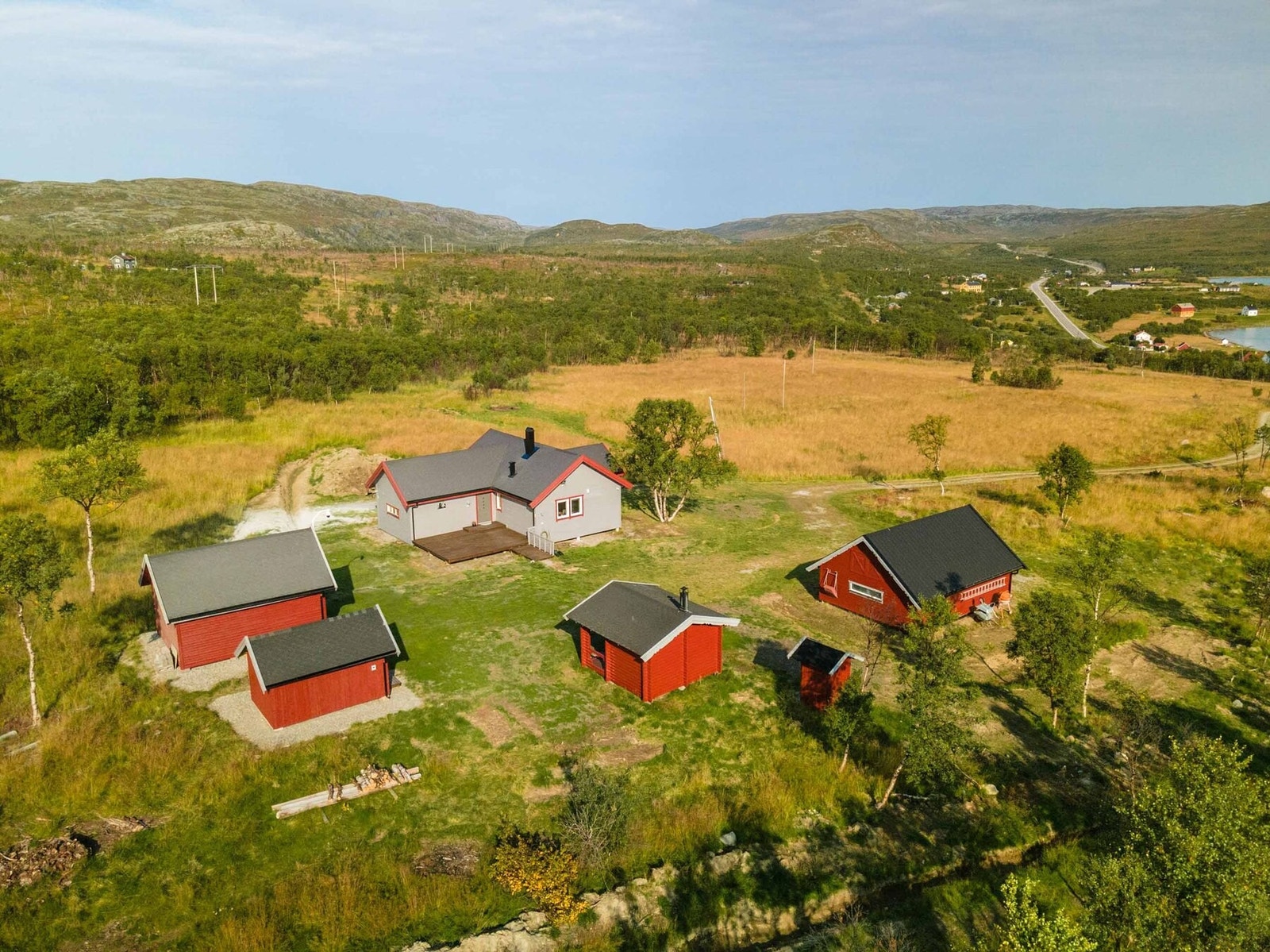 Eiendommen har en tilbaketrukken beliggenhet Galleribilde