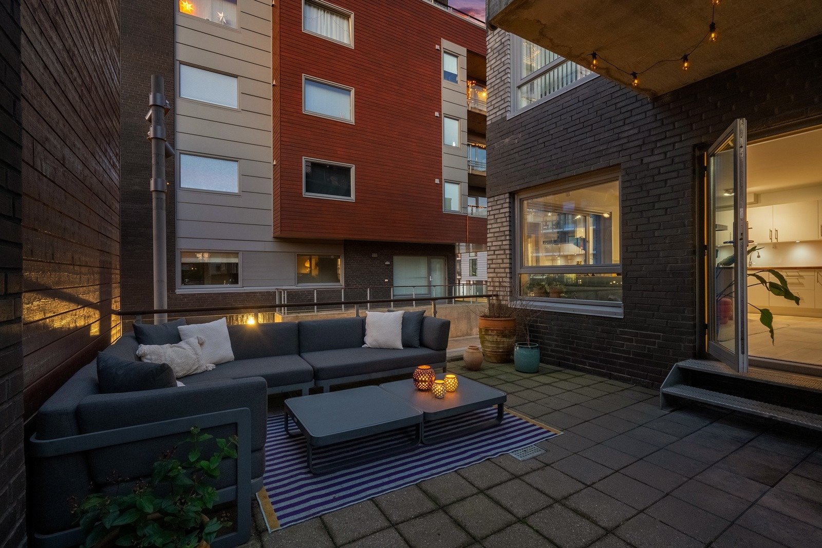 Kveldsbilde | Terrasse Galleribilde