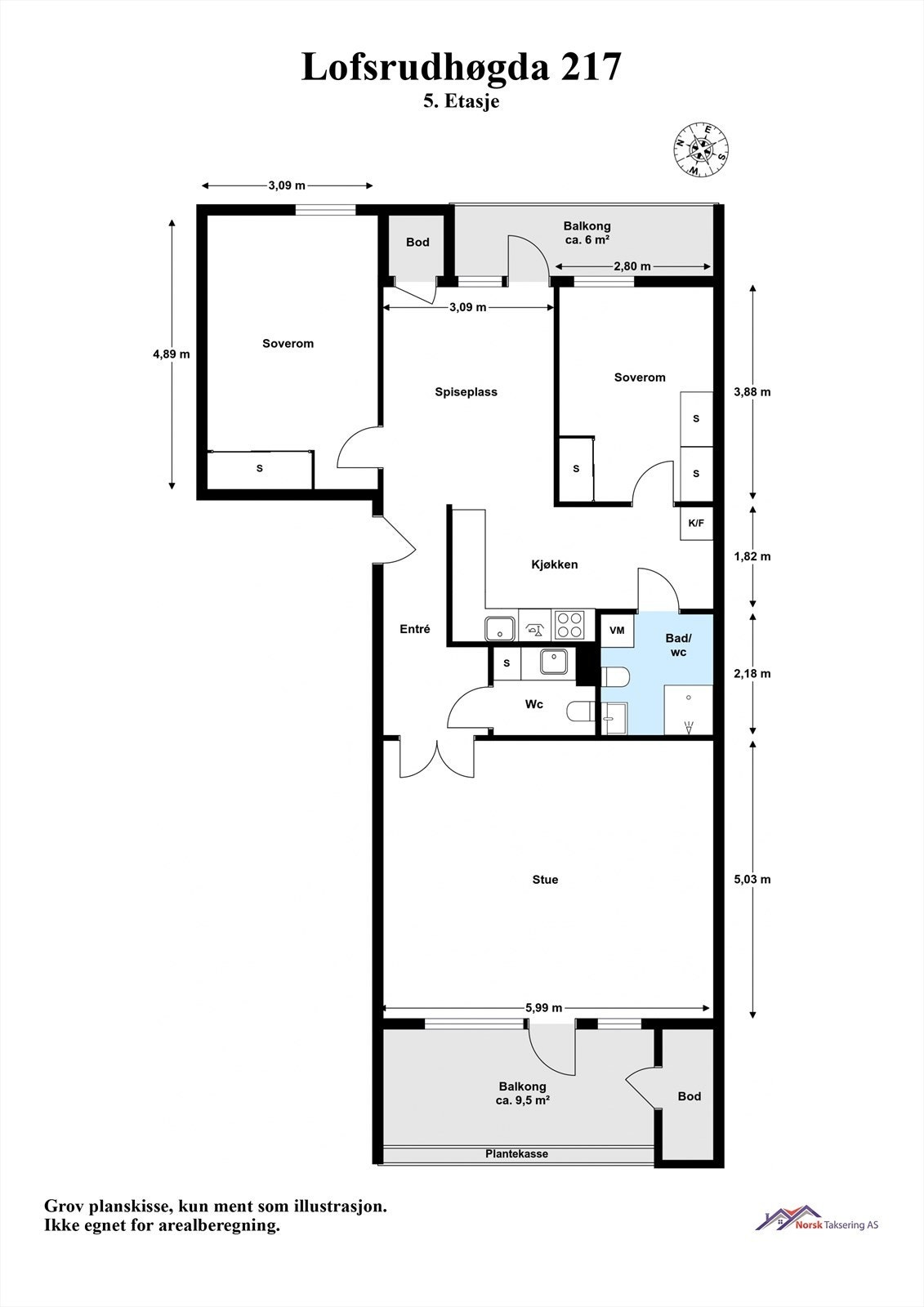 Plantegning Galleribilde