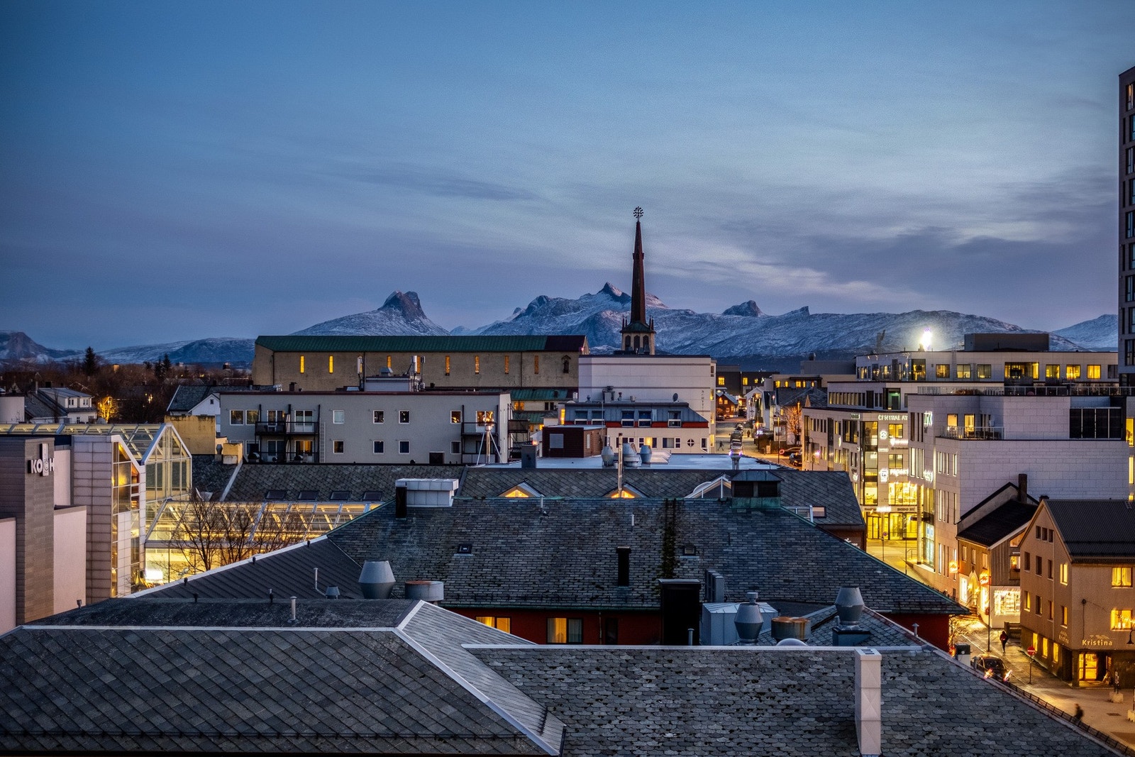 Utsikt fra stuevinduet Galleribilde