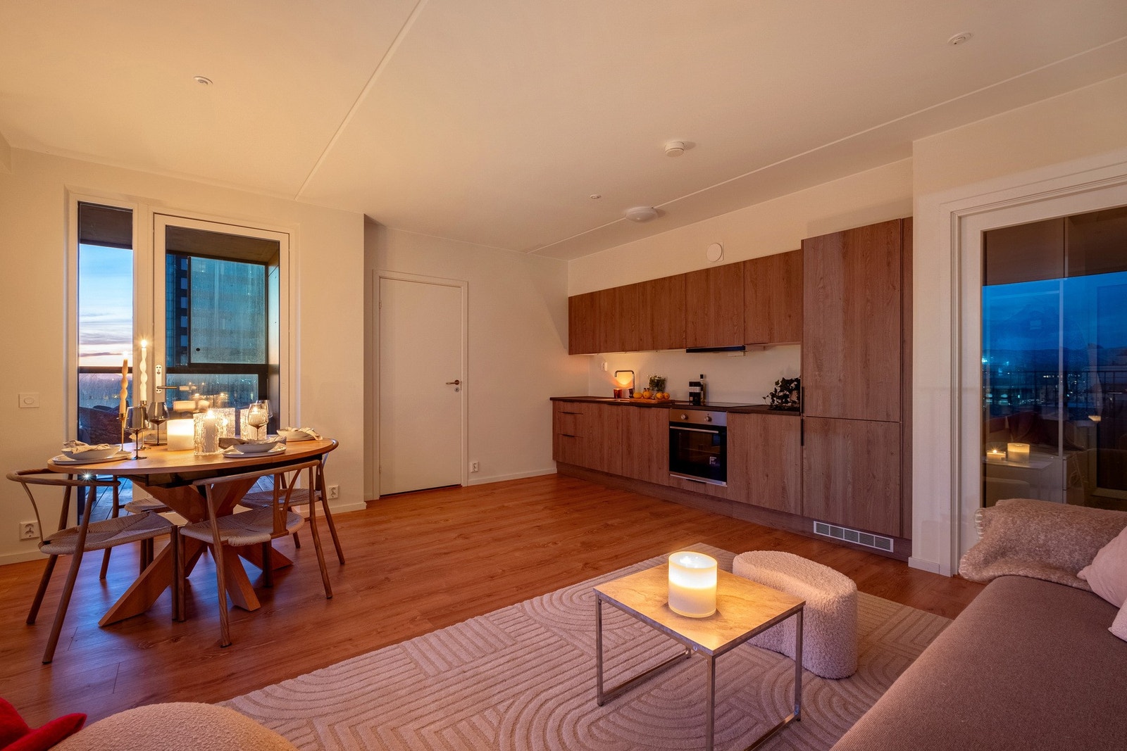 Flott 1- stavs laminat på gulv Galleribilde