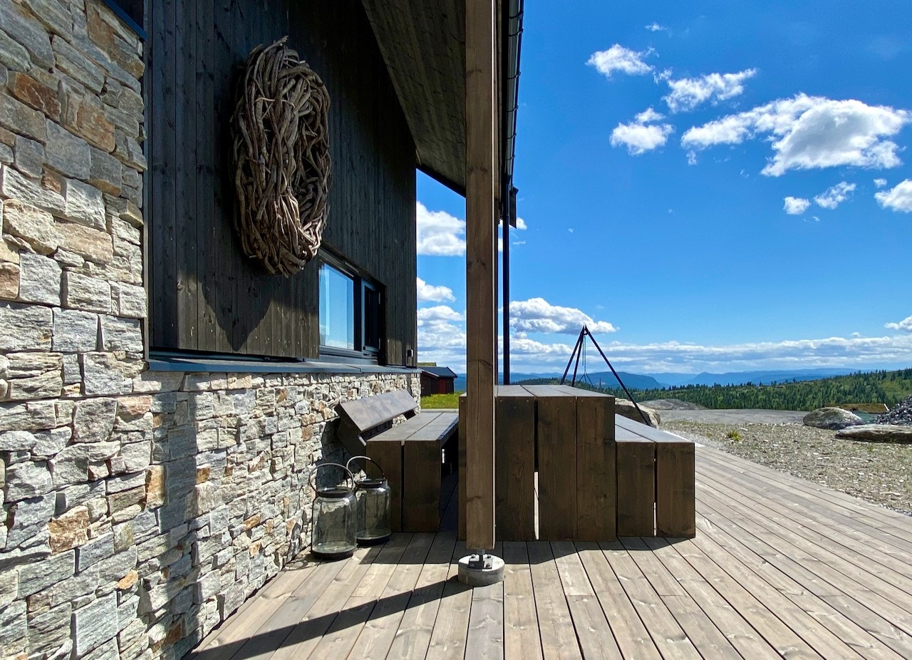 Bilde fra ferdigstilt og solgt hytte. Galleribilde