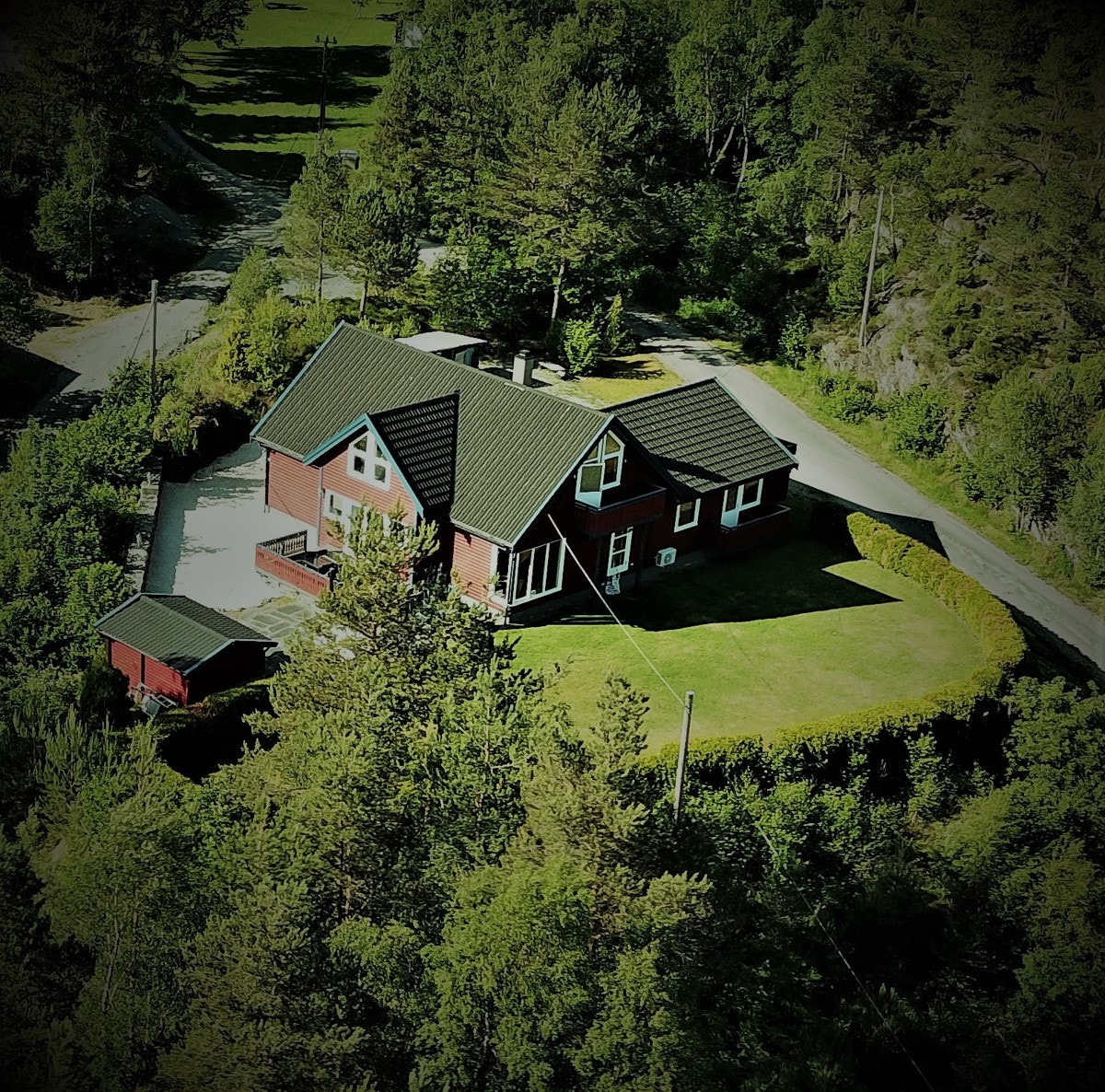 Dronefoto Galleribilde