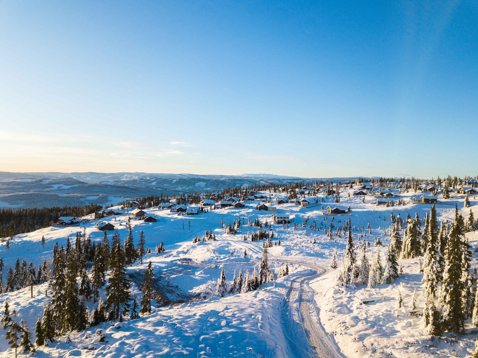 Flott utsikt fra tomta mot vest Galleribilde