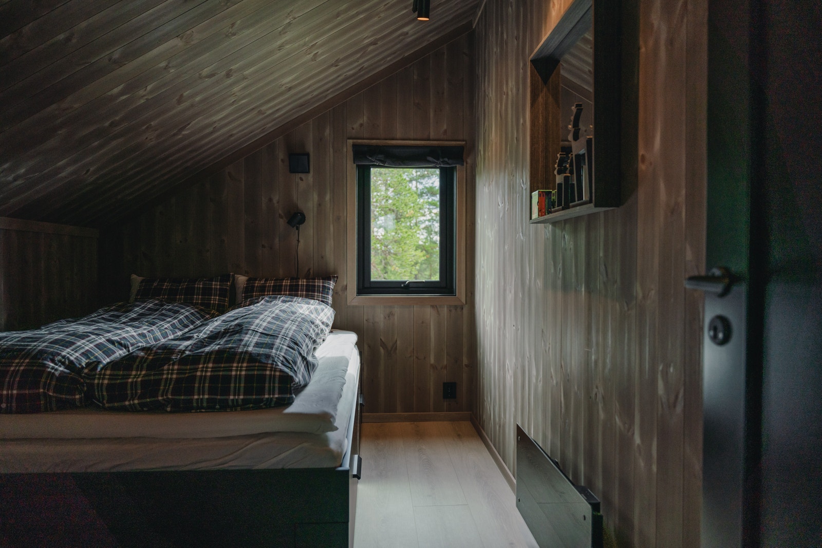 Interiørbilder fra prosjektert hyttemodell (kundetilpasset) Galleribilde