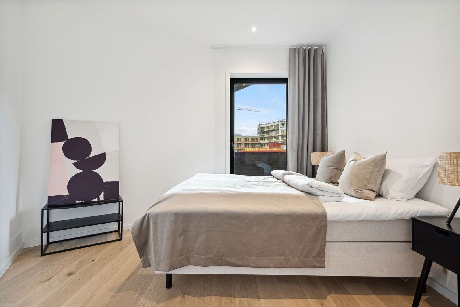 Soverommene er innredet i en nydelig fargepalett. Galleribilde